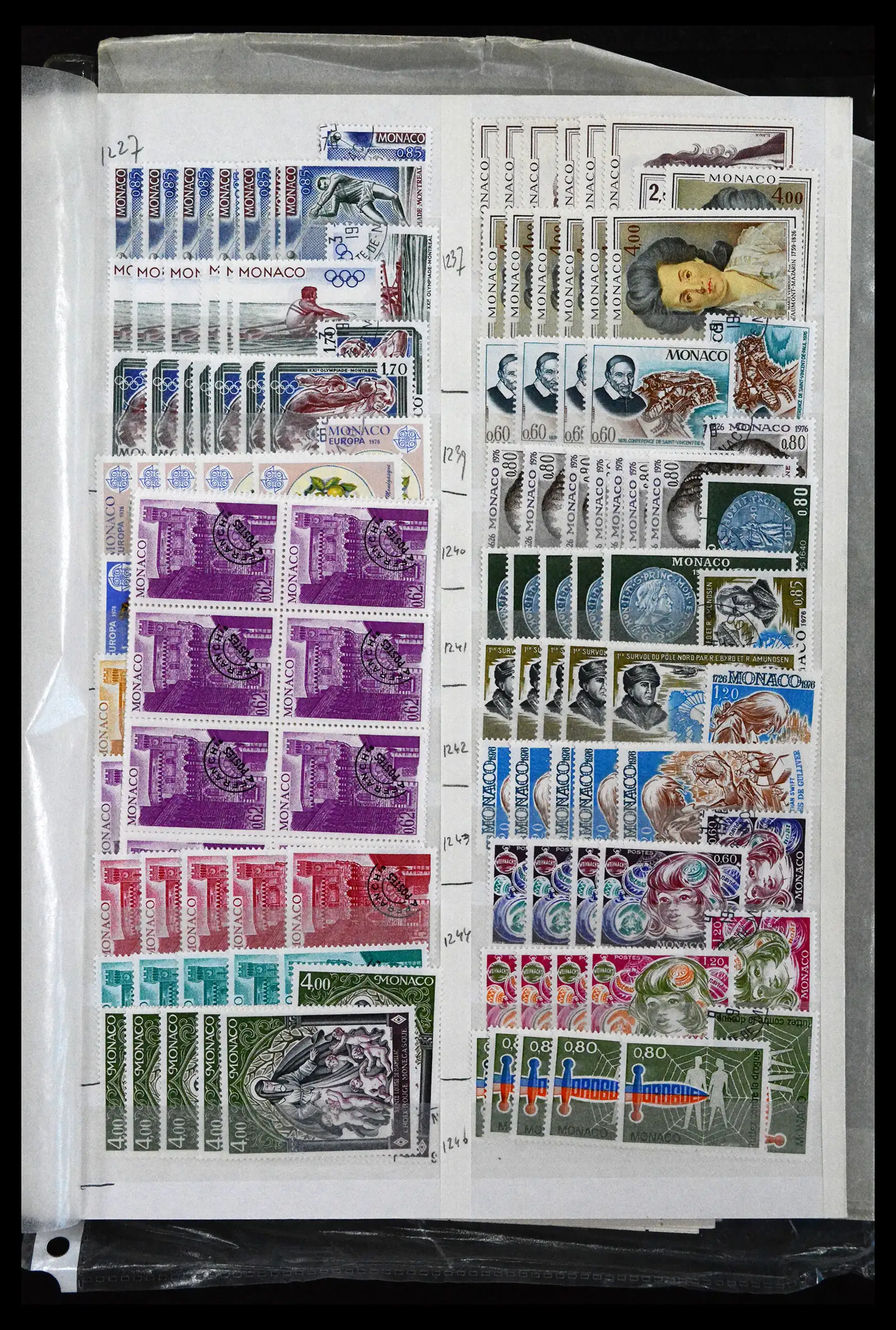 41936 0062 - Postzegelverzameling 41936 Monaco handelsvoorraad 1885-2012.