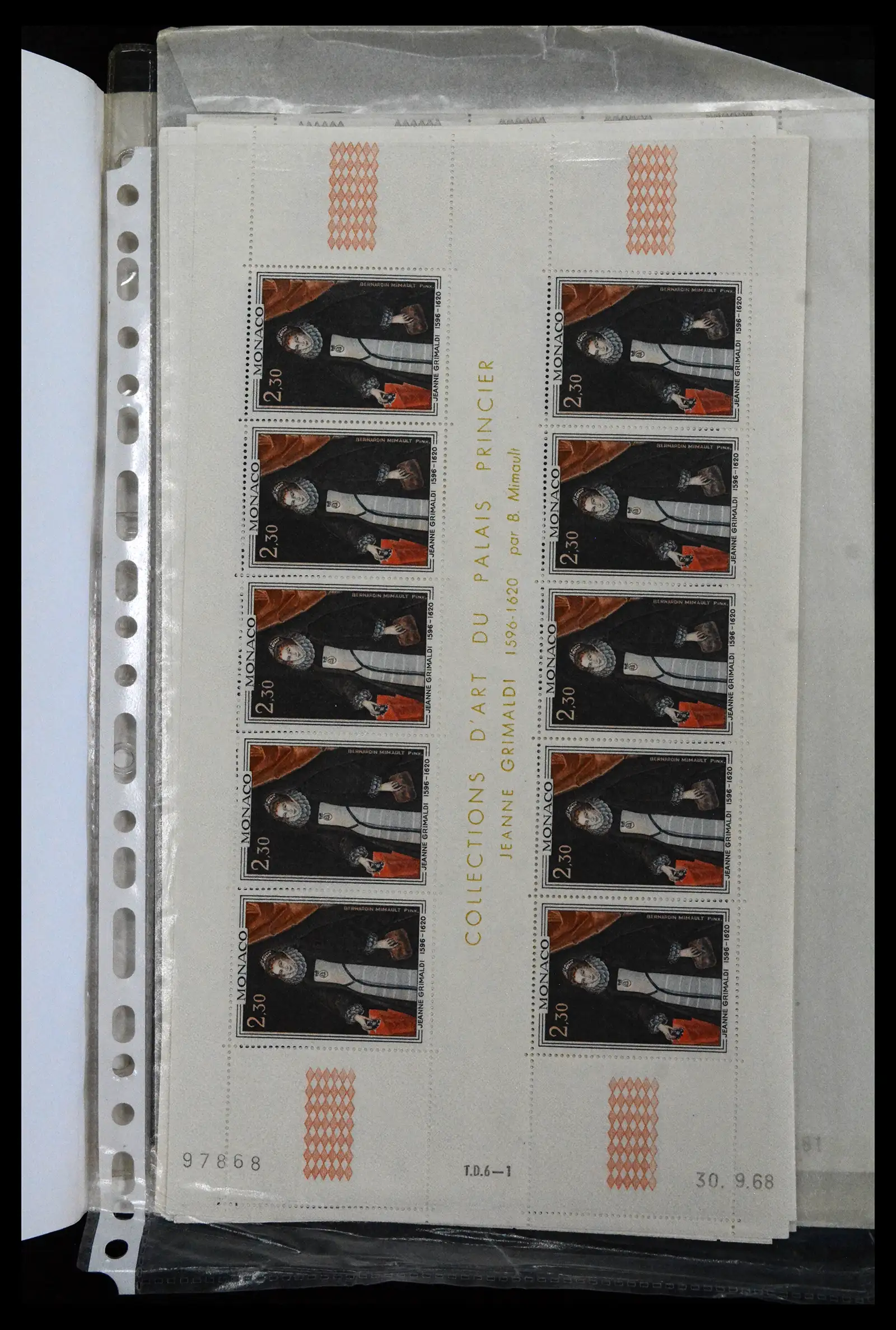 41936 0064 - Postzegelverzameling 41936 Monaco handelsvoorraad 1885-2012.