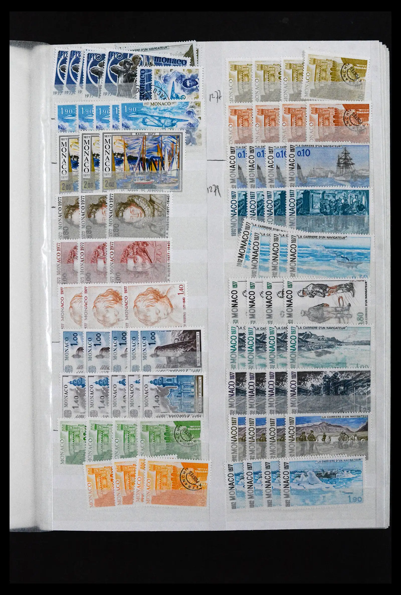 41936 0067 - Postzegelverzameling 41936 Monaco handelsvoorraad 1885-2012.