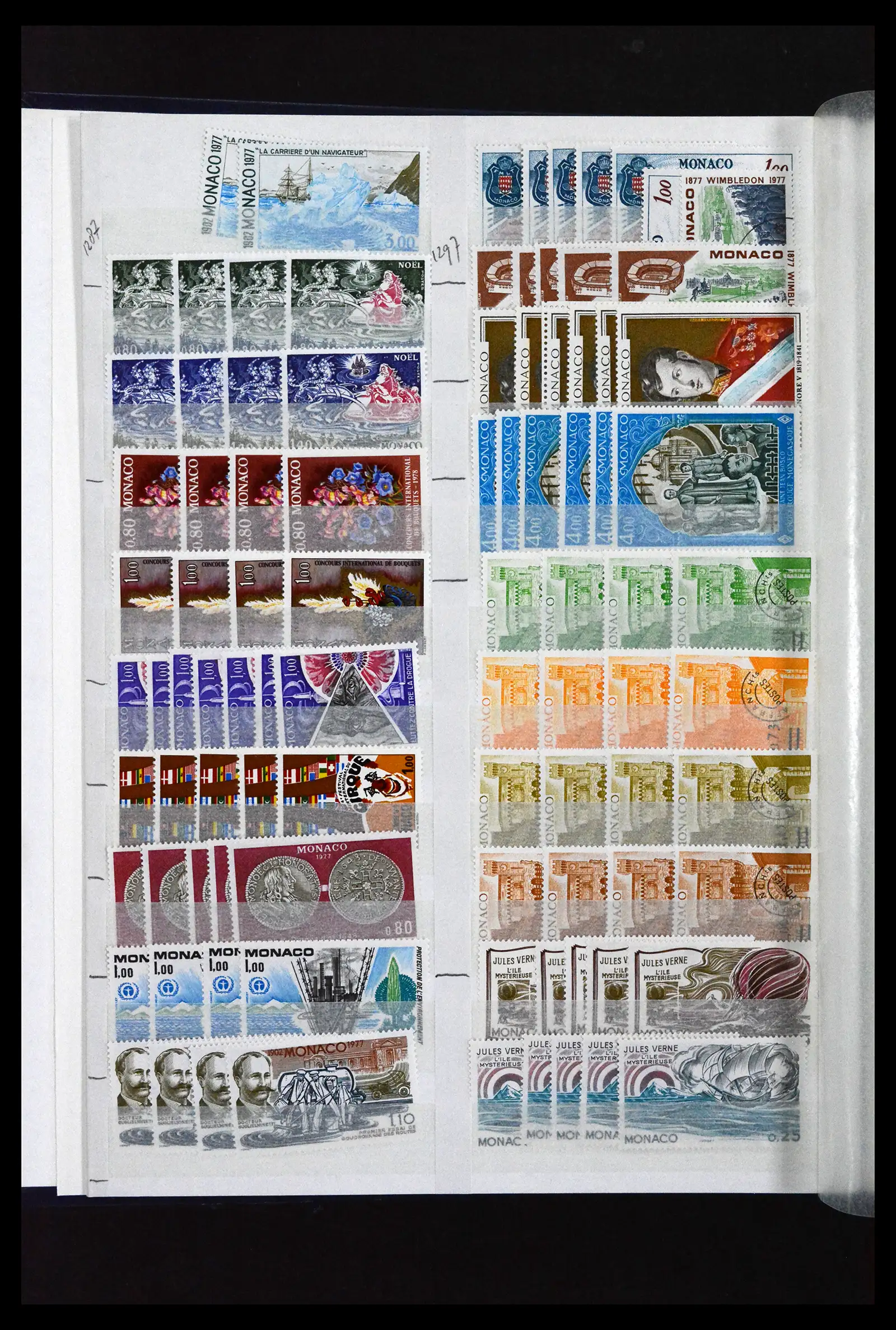 41936 0068 - Postzegelverzameling 41936 Monaco handelsvoorraad 1885-2012.