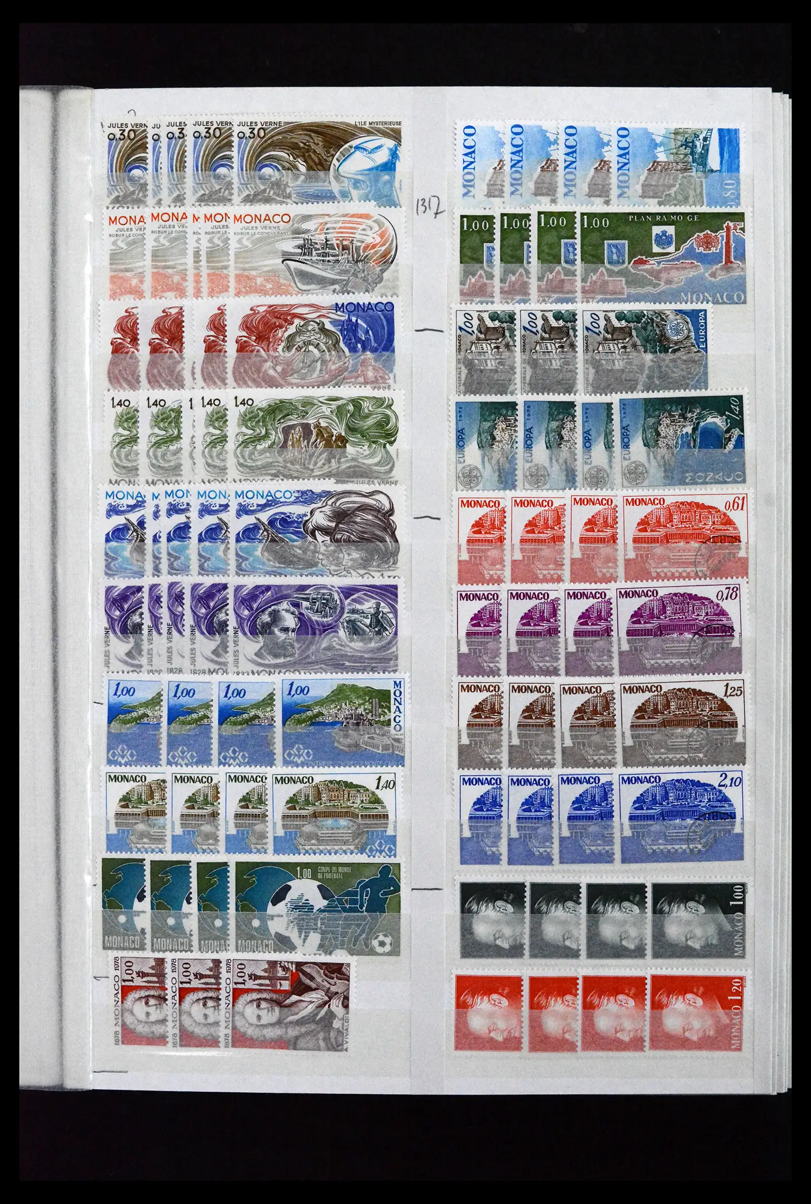 41936 0069 - Postzegelverzameling 41936 Monaco handelsvoorraad 1885-2012.