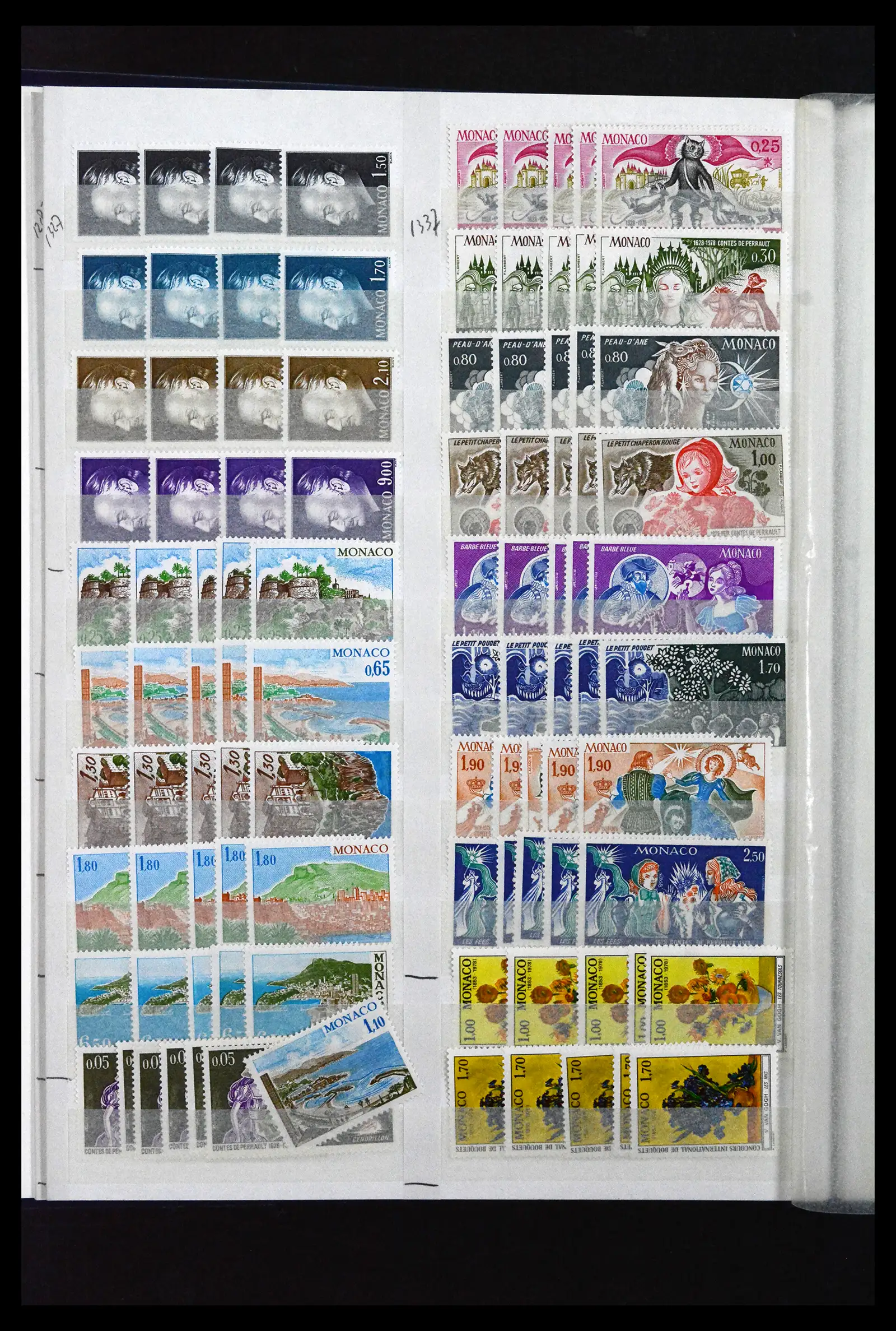 41936 0070 - Postzegelverzameling 41936 Monaco handelsvoorraad 1885-2012.