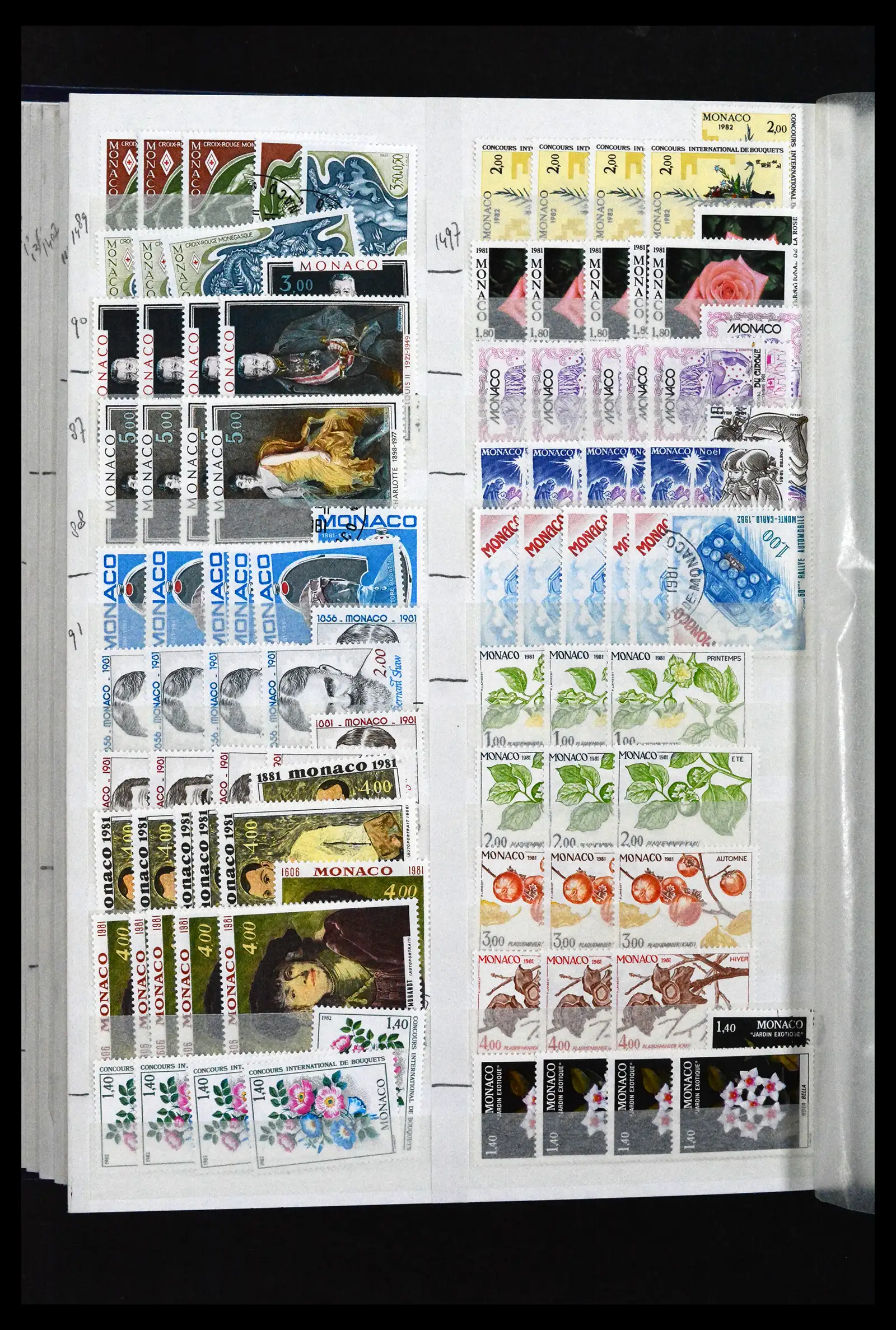 41936 0078 - Postzegelverzameling 41936 Monaco handelsvoorraad 1885-2012.