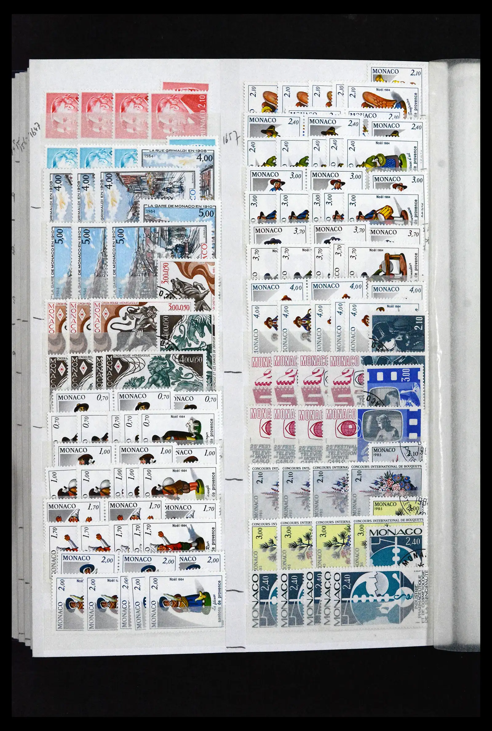 41936 0086 - Postzegelverzameling 41936 Monaco handelsvoorraad 1885-2012.
