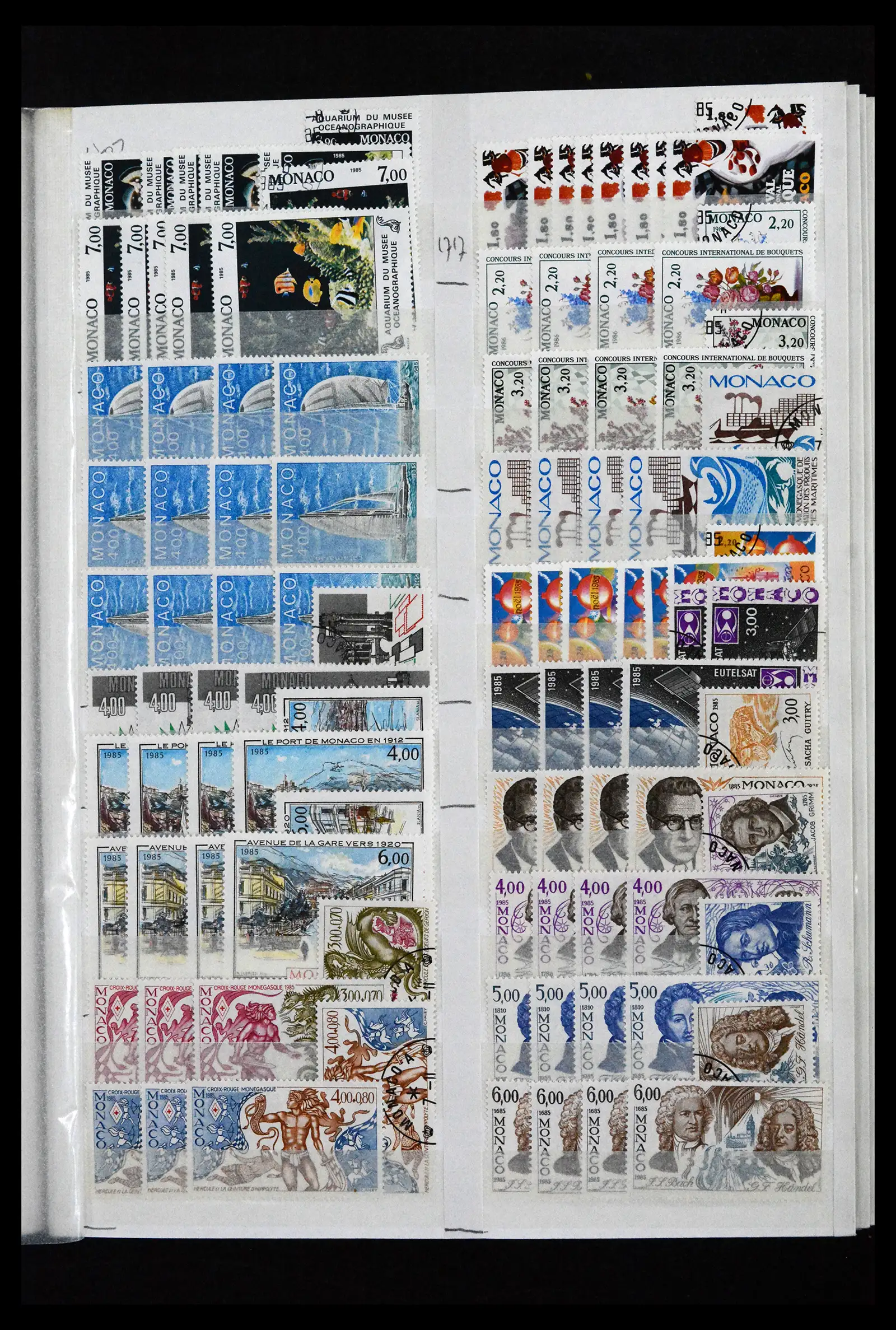 41936 0089 - Postzegelverzameling 41936 Monaco handelsvoorraad 1885-2012.