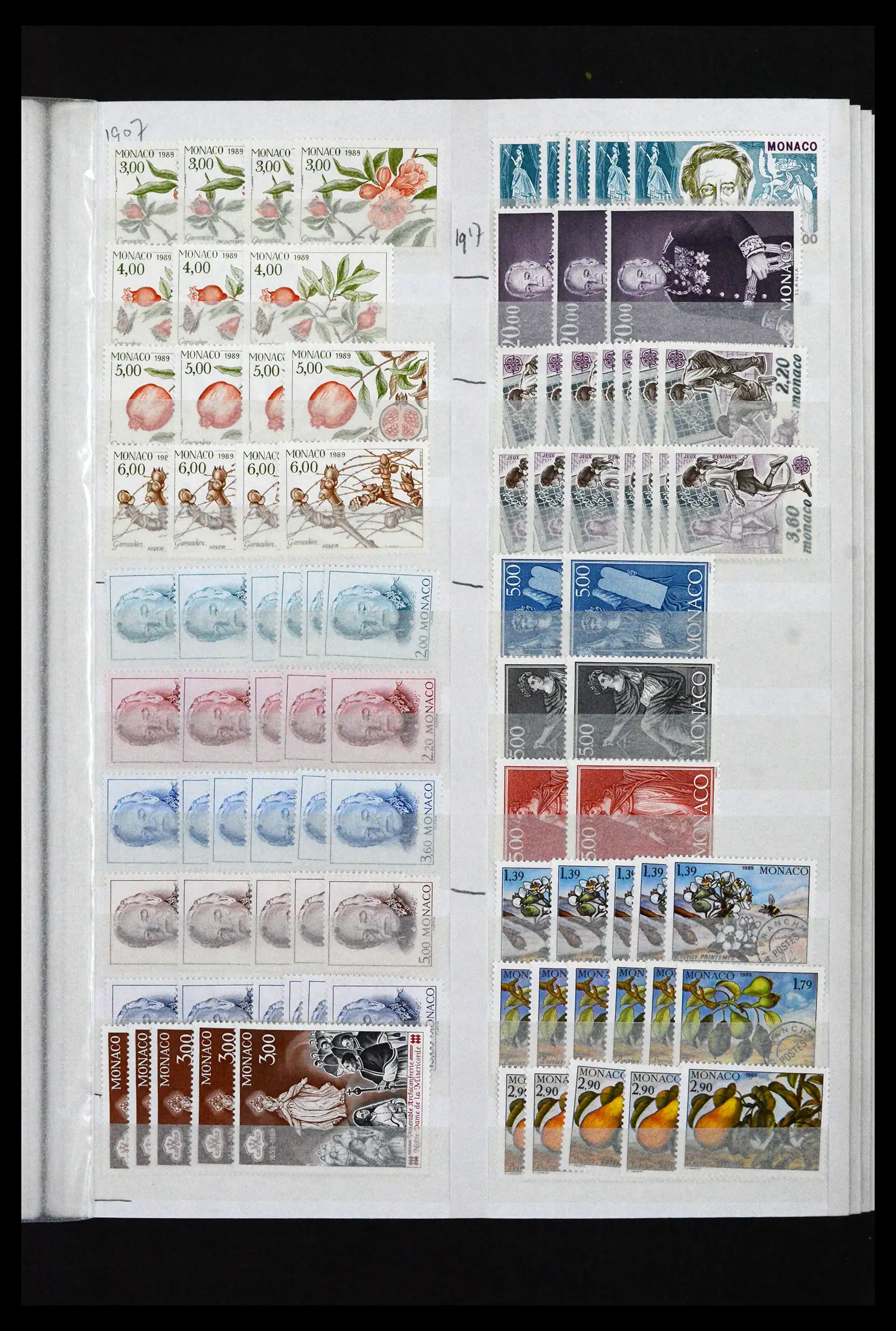 41936 0099 - Postzegelverzameling 41936 Monaco handelsvoorraad 1885-2012.