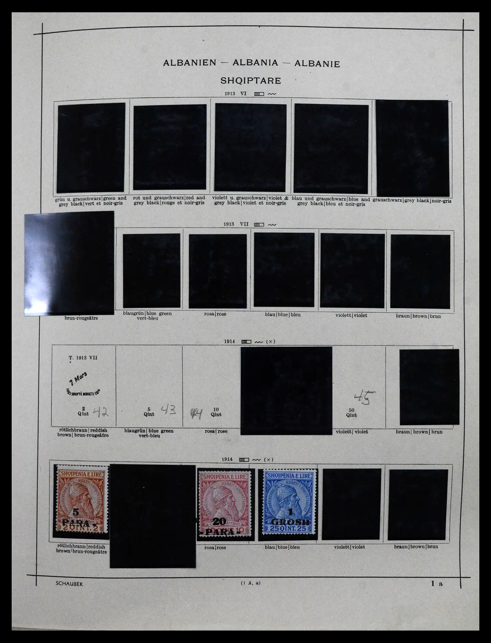 41937 0001 - Stamp collection 41937 Albania 1914-2005.