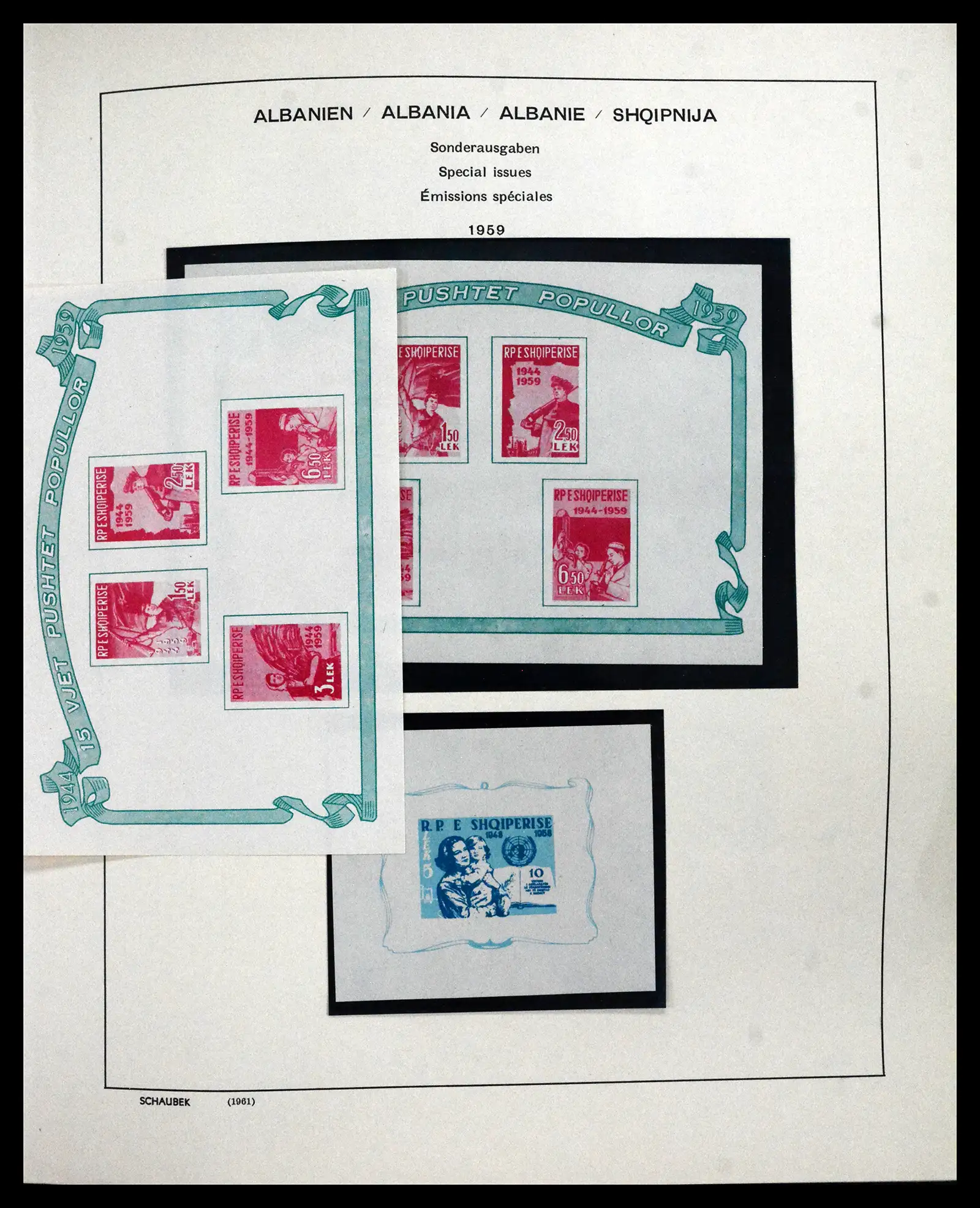 41937 0017 - Stamp collection 41937 Albania 1914-2005.