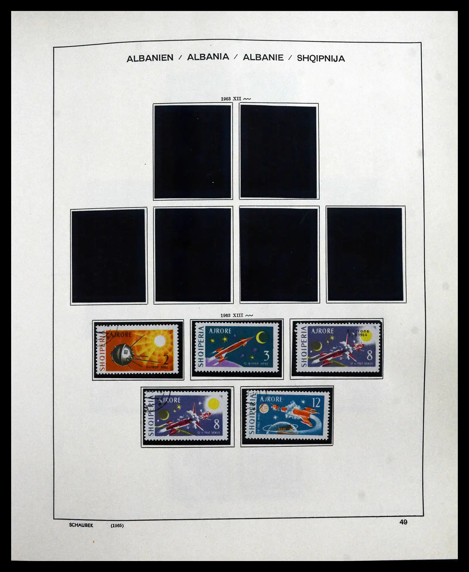 41937 0029 - Postzegelverzameling 41937 Albanië 1914-2005.