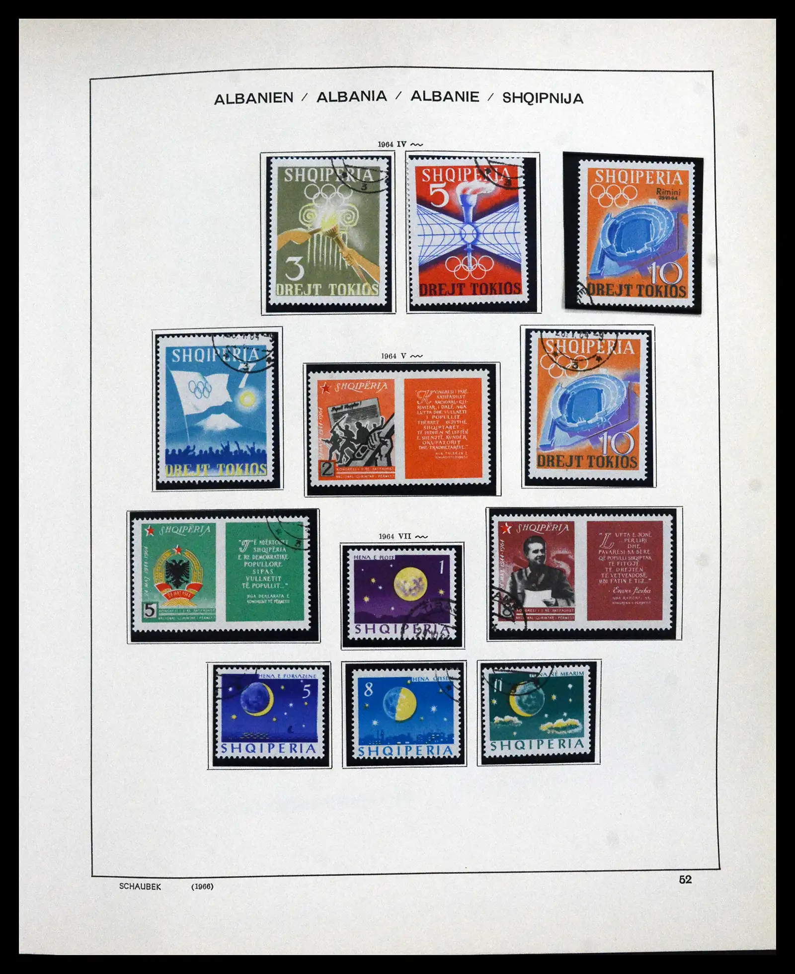 41937 0034 - Postzegelverzameling 41937 Albanië 1914-2005.