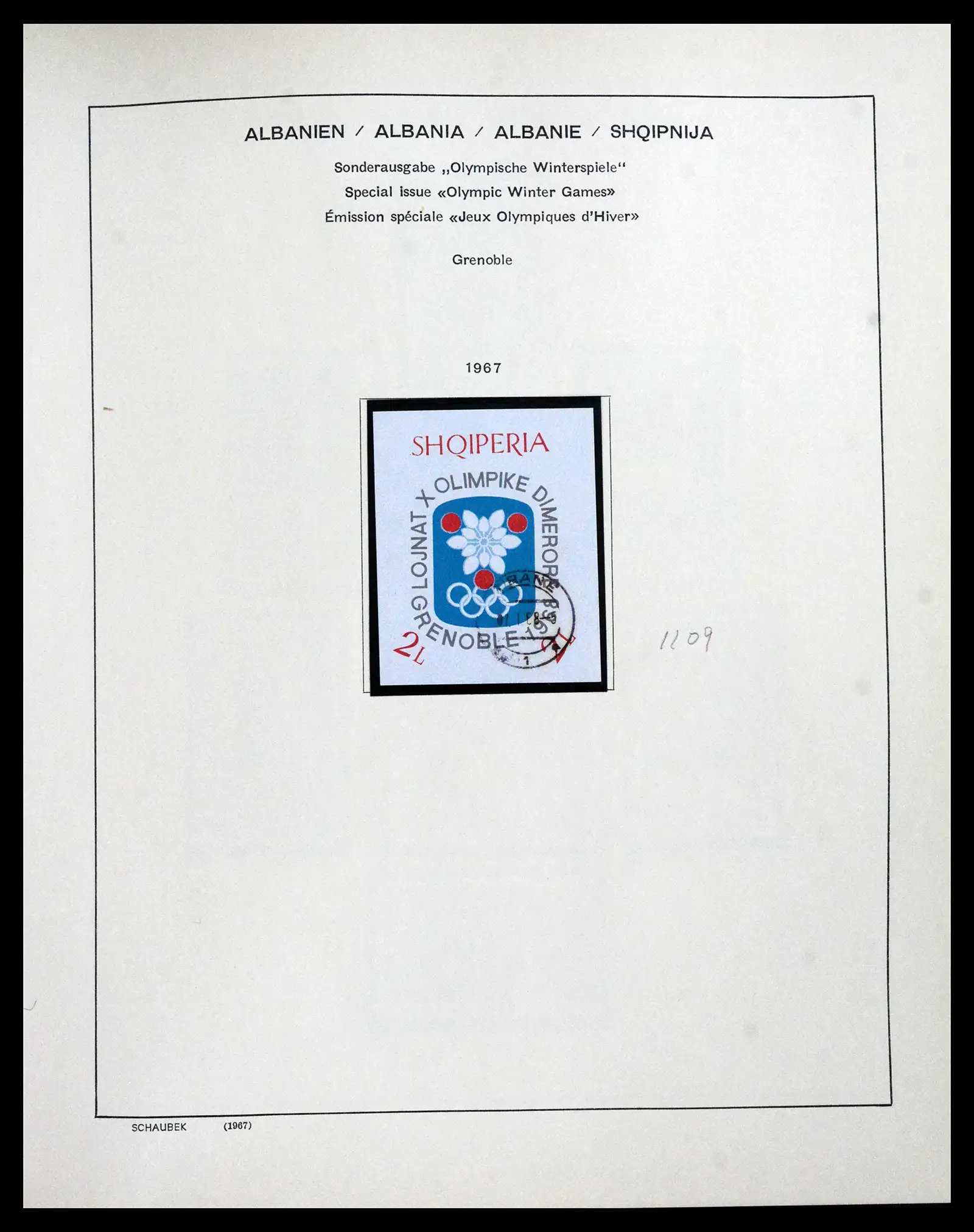 41937 0072 - Postzegelverzameling 41937 Albanië 1914-2005.