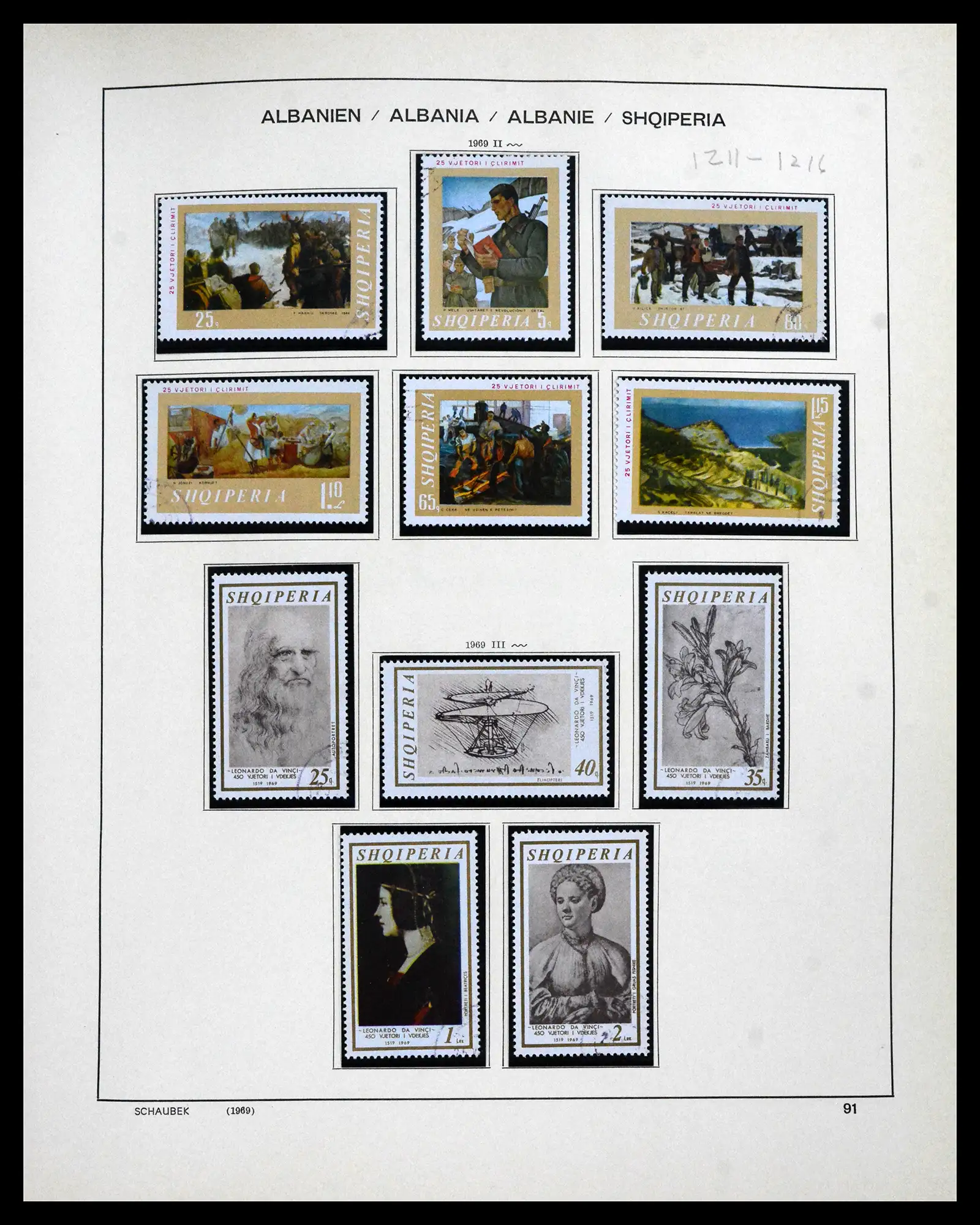 41937 0084 - Postzegelverzameling 41937 Albanië 1914-2005.