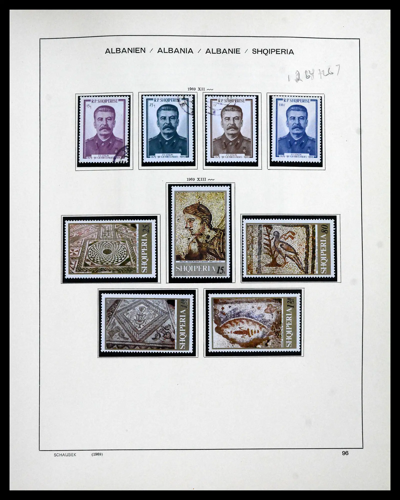 41937 0089 - Postzegelverzameling 41937 Albanië 1914-2005.