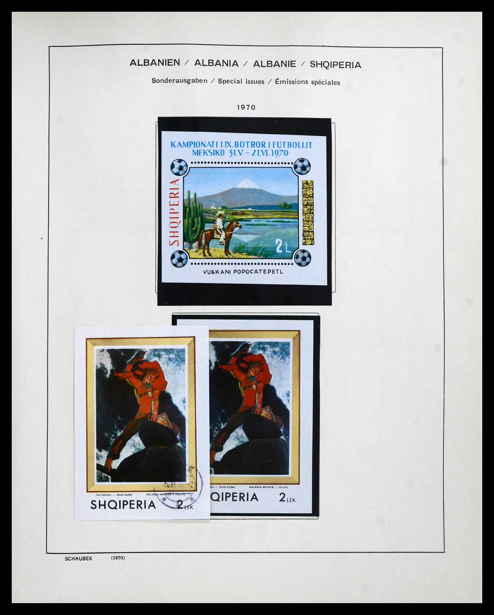 41937 0098 - Postzegelverzameling 41937 Albanië 1914-2005.