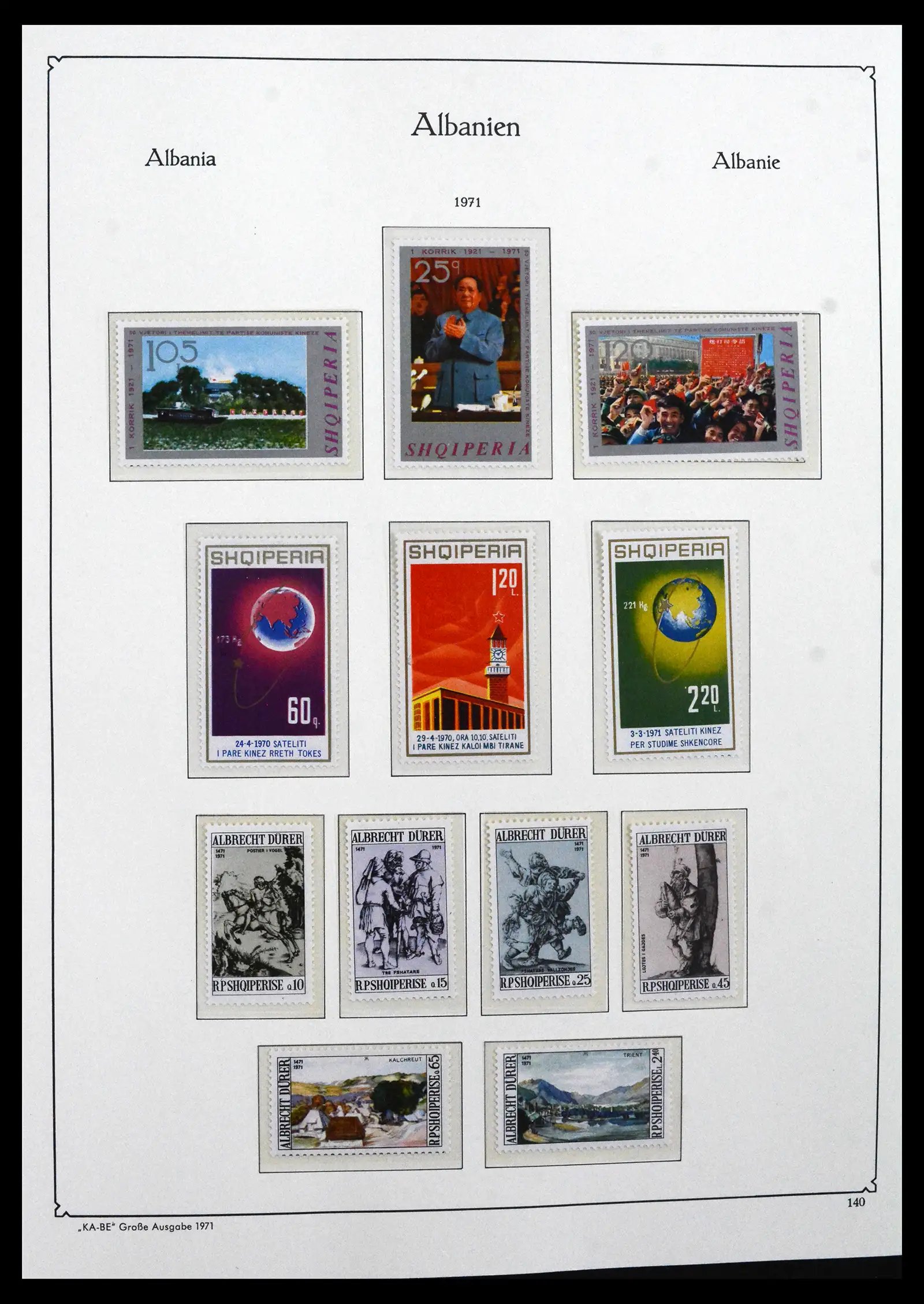 41938 0003 - Stamp collection 41938 Albania complete 1971-1986.