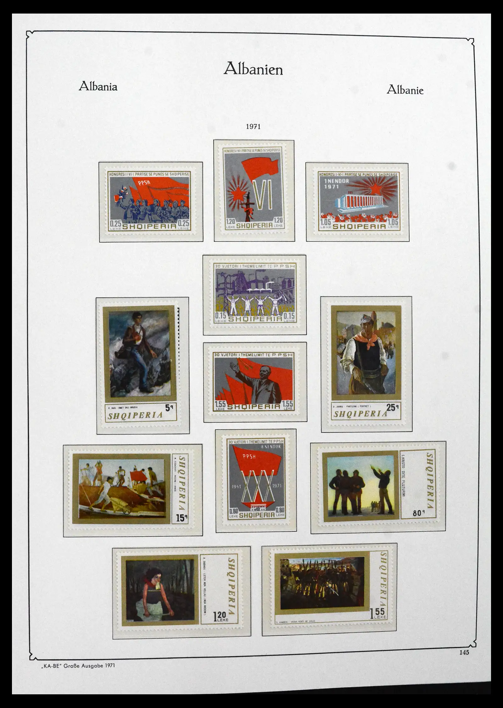 41938 0008 - Stamp collection 41938 Albania complete 1971-1986.