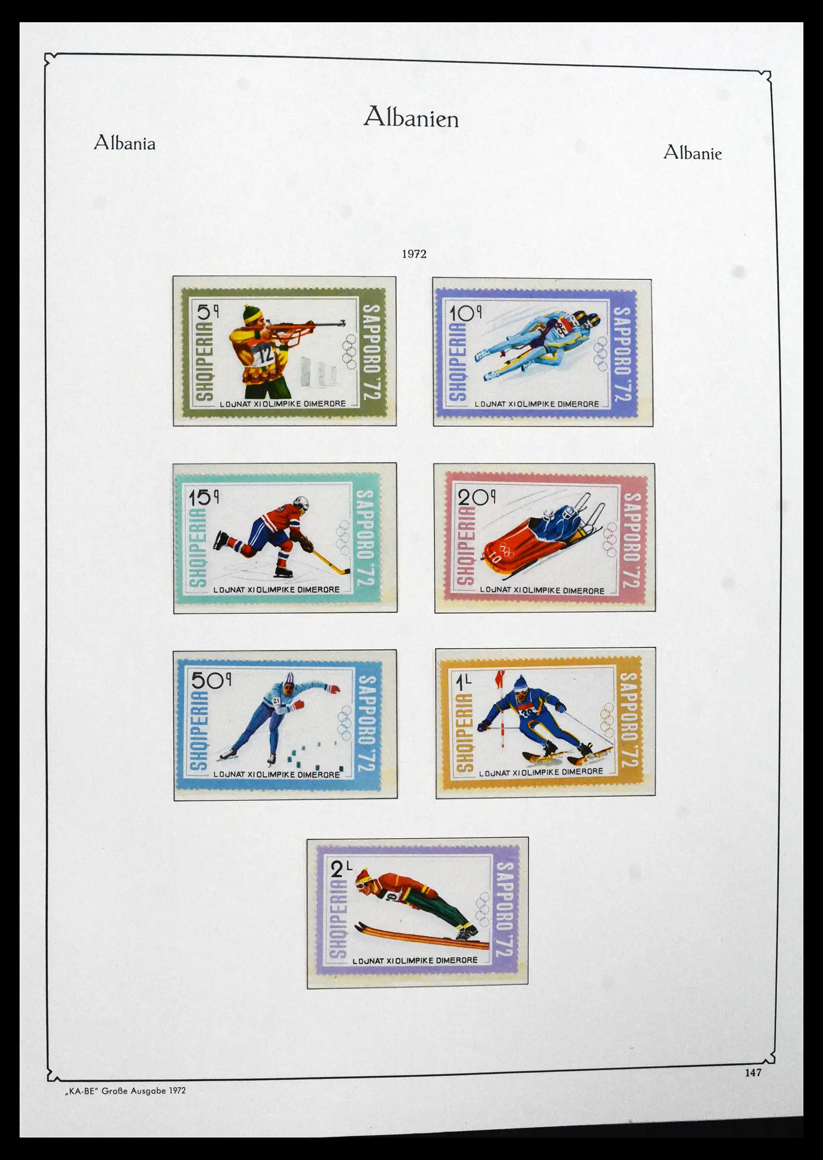 41938 0010 - Stamp collection 41938 Albania complete 1971-1986.