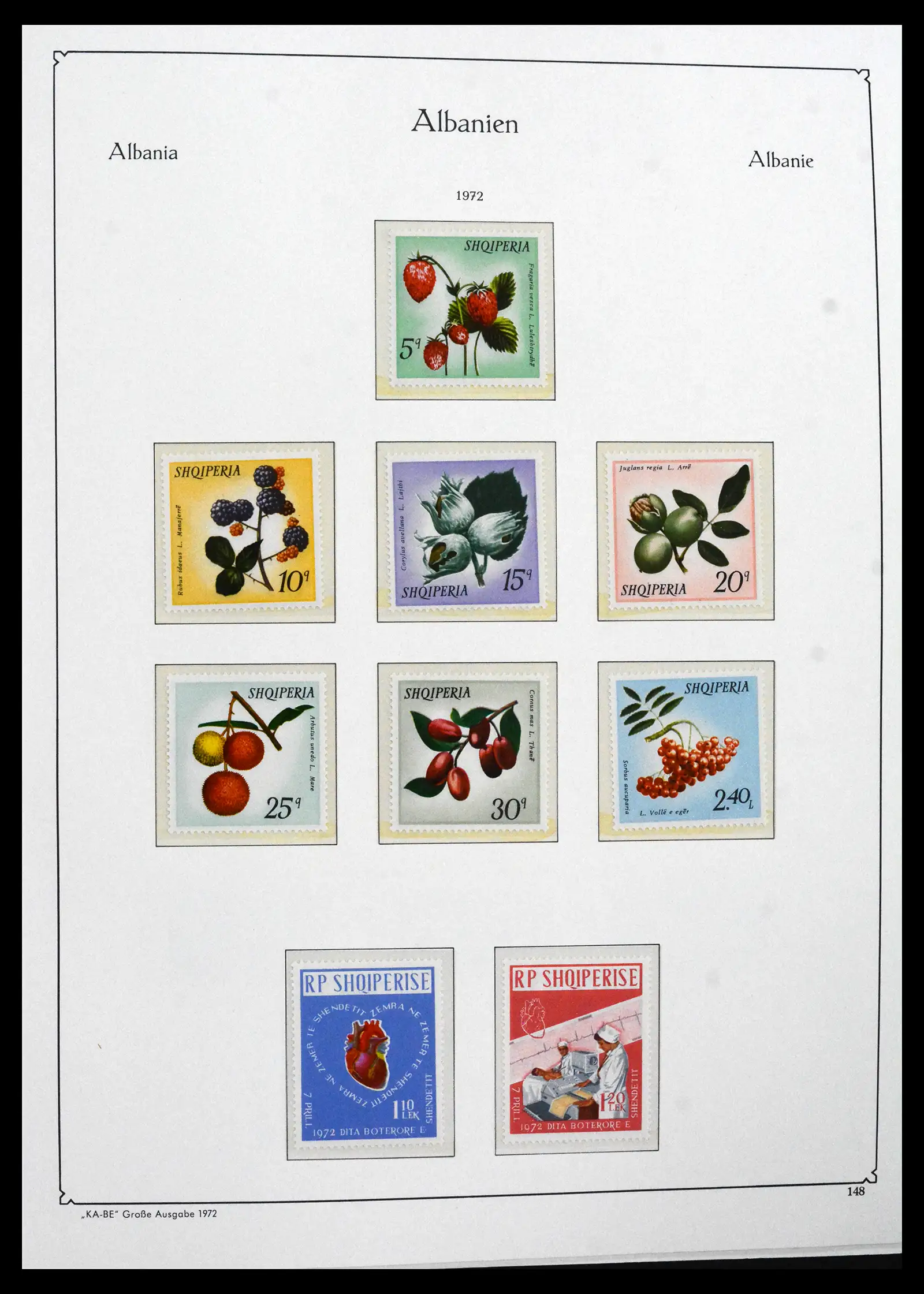 41938 0011 - Stamp collection 41938 Albania complete 1971-1986.