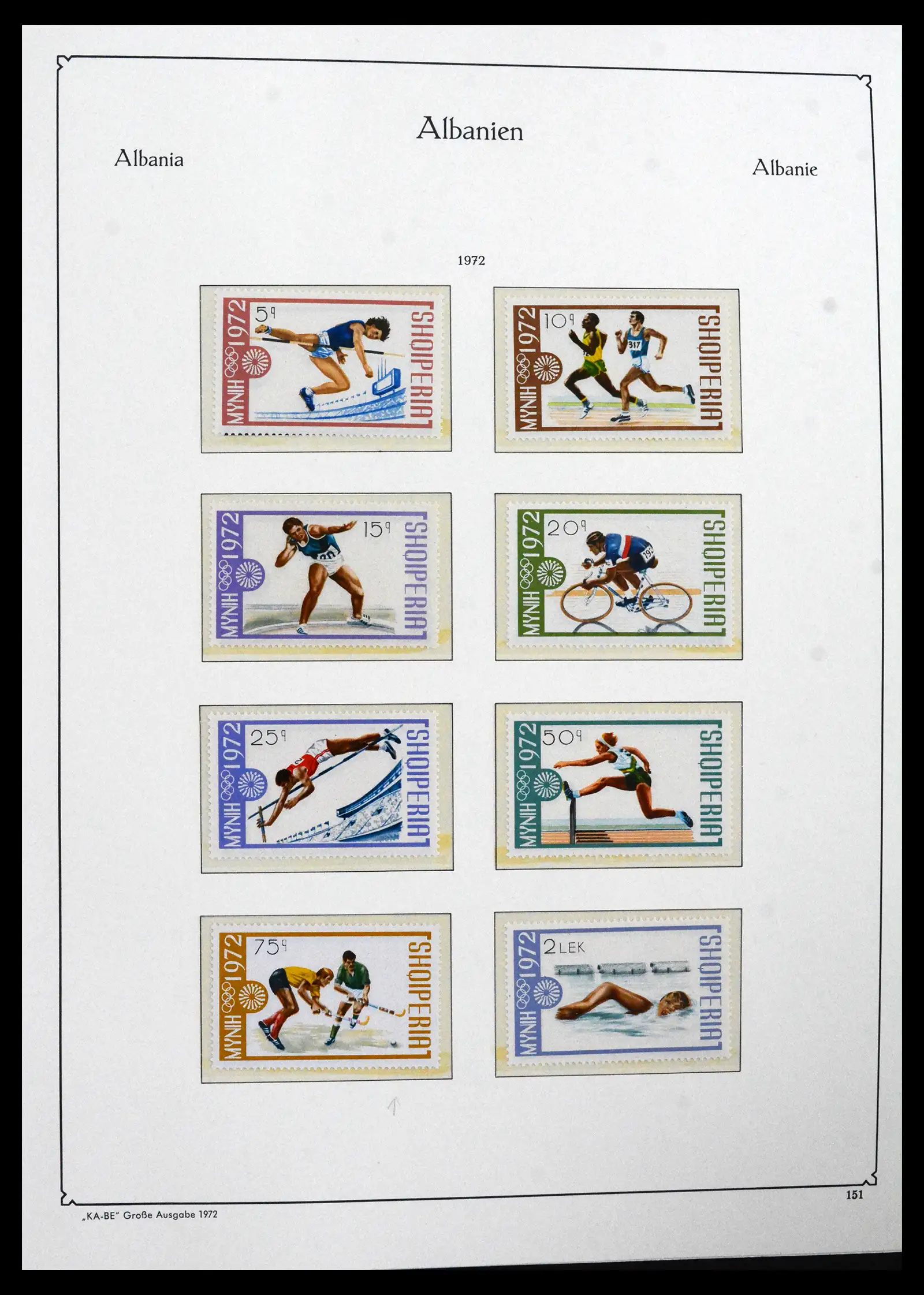 41938 0014 - Stamp collection 41938 Albania complete 1971-1986.