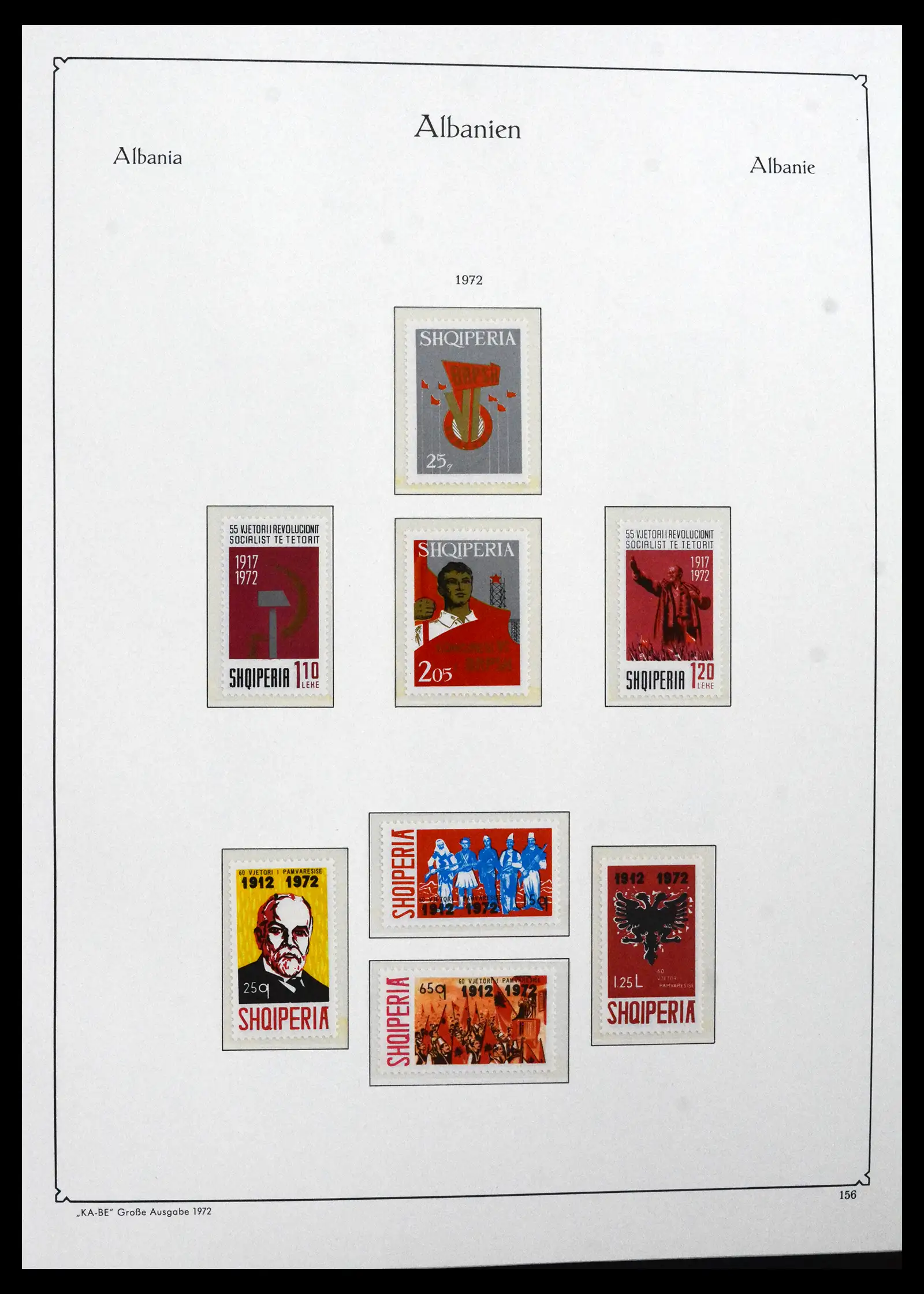 41938 0019 - Stamp collection 41938 Albania complete 1971-1986.