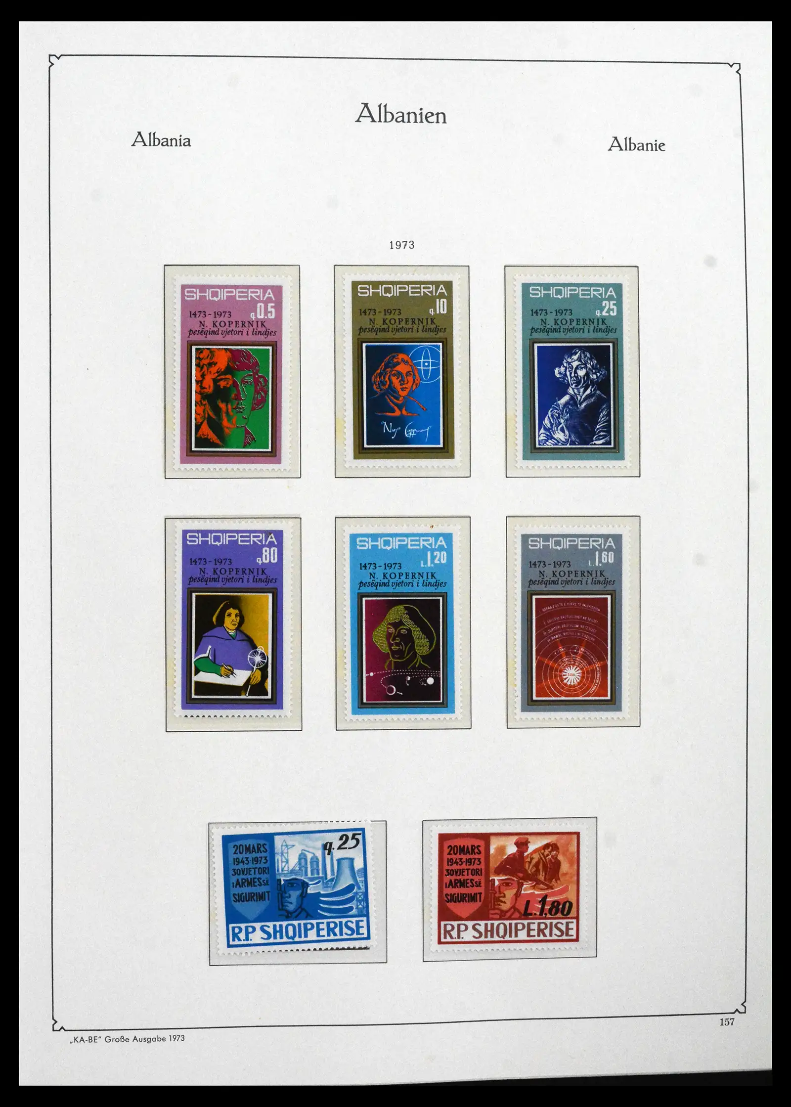 41938 0020 - Stamp collection 41938 Albania complete 1971-1986.