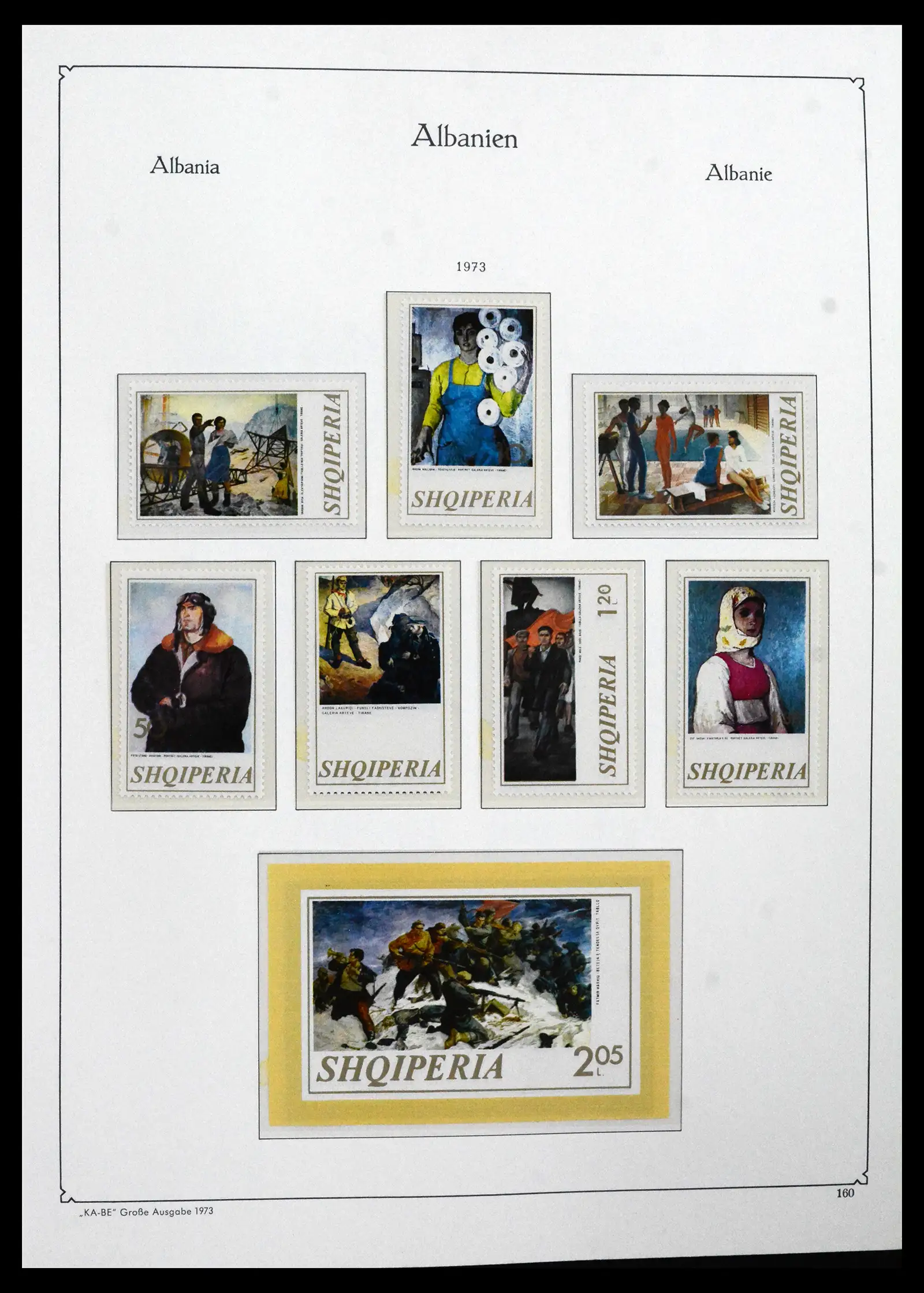 41938 0023 - Postzegelverzameling 41938 Albanië compleet 1971-1986.