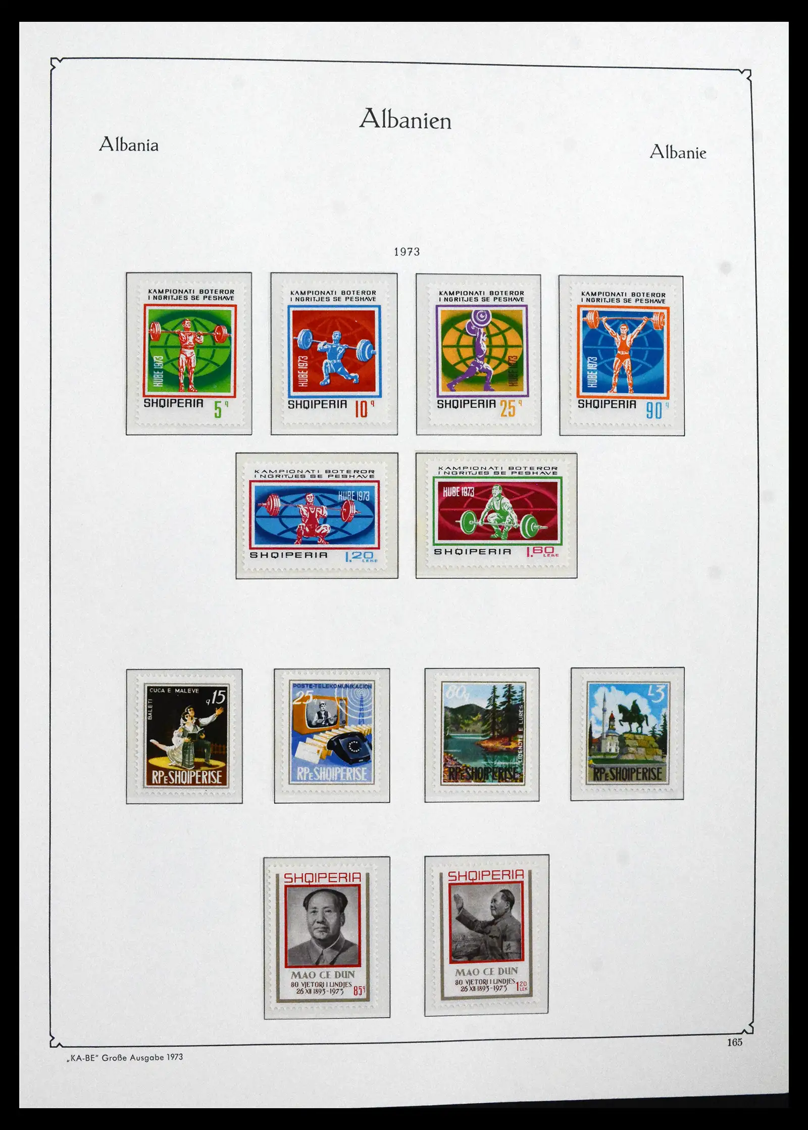 41938 0028 - Postzegelverzameling 41938 Albanië compleet 1971-1986.