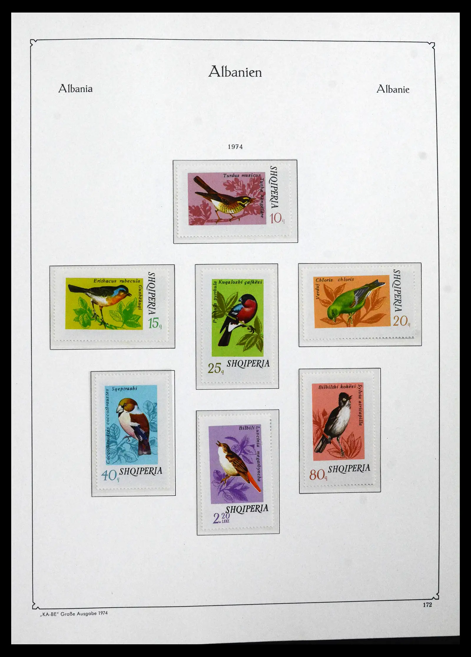 41938 0037 - Postzegelverzameling 41938 Albanië compleet 1971-1986.
