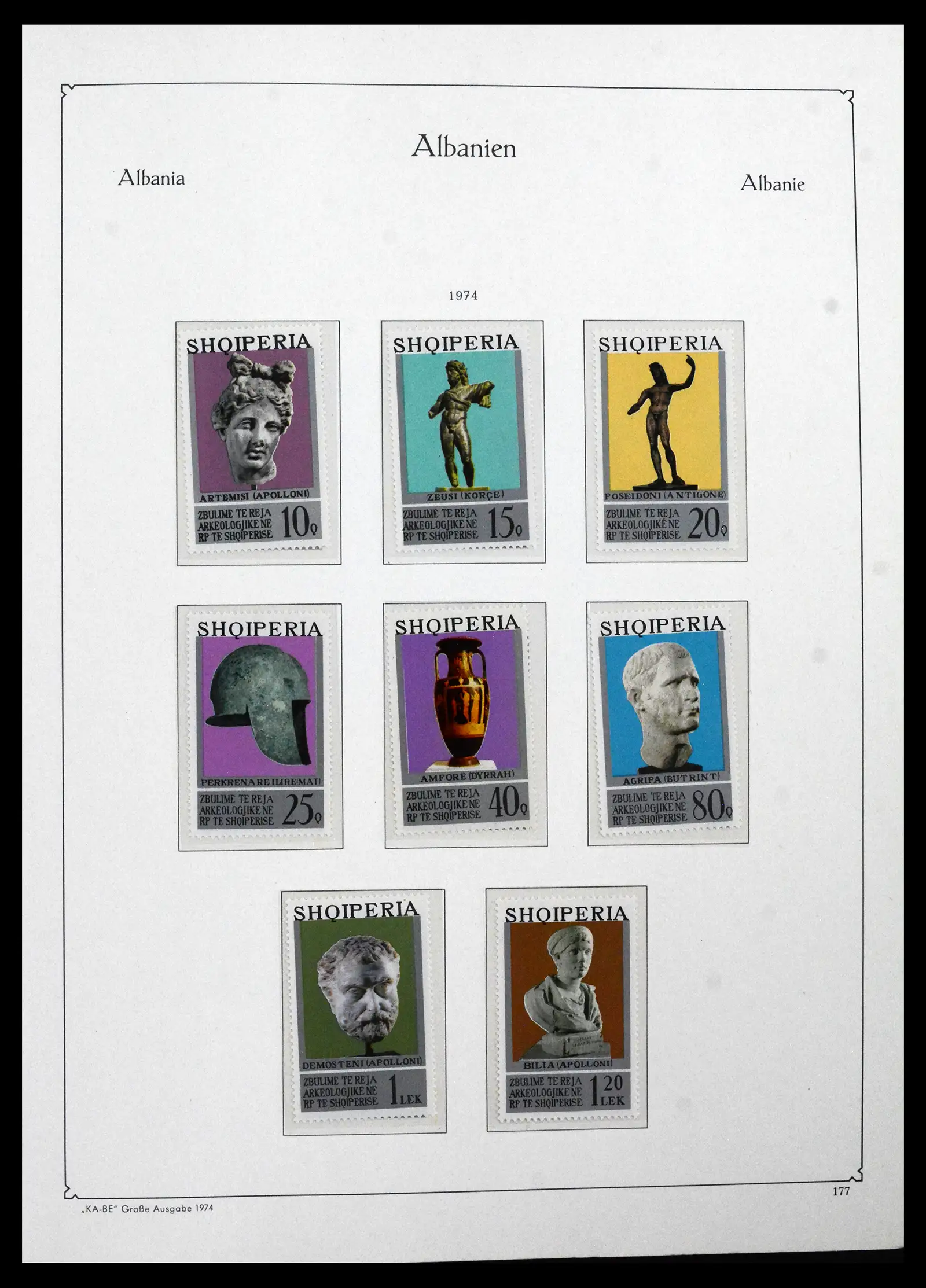 41938 0042 - Postzegelverzameling 41938 Albanië compleet 1971-1986.