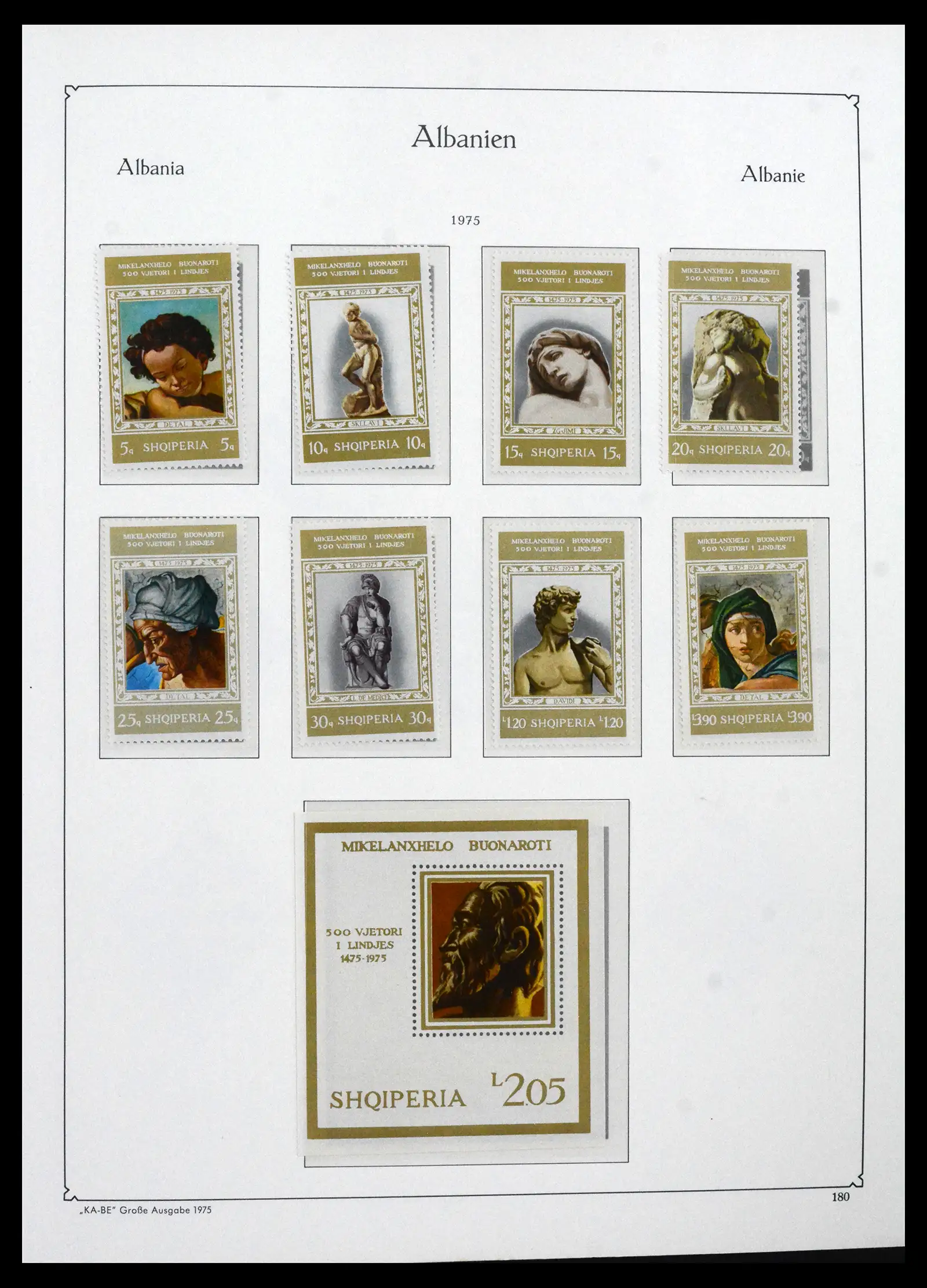 41938 0045 - Postzegelverzameling 41938 Albanië compleet 1971-1986.