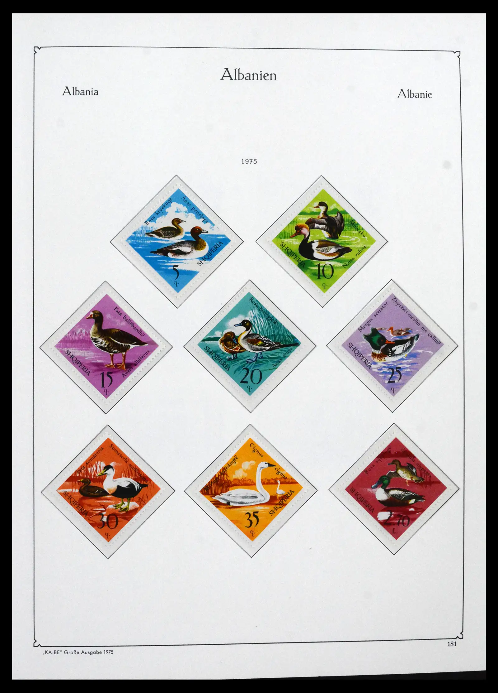 41938 0046 - Postzegelverzameling 41938 Albanië compleet 1971-1986.