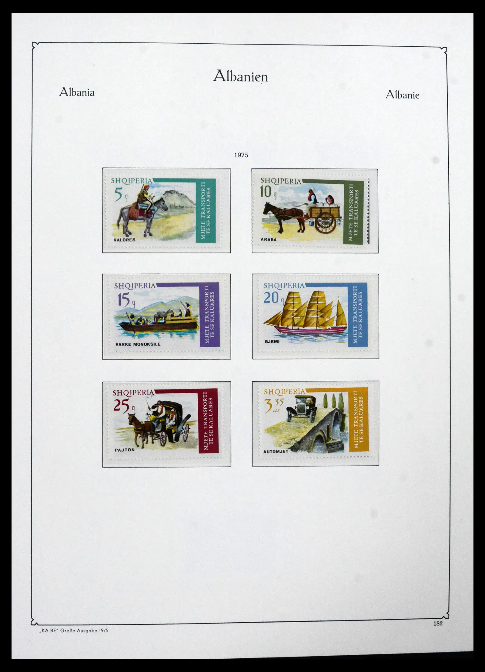 41938 0047 - Postzegelverzameling 41938 Albanië compleet 1971-1986.