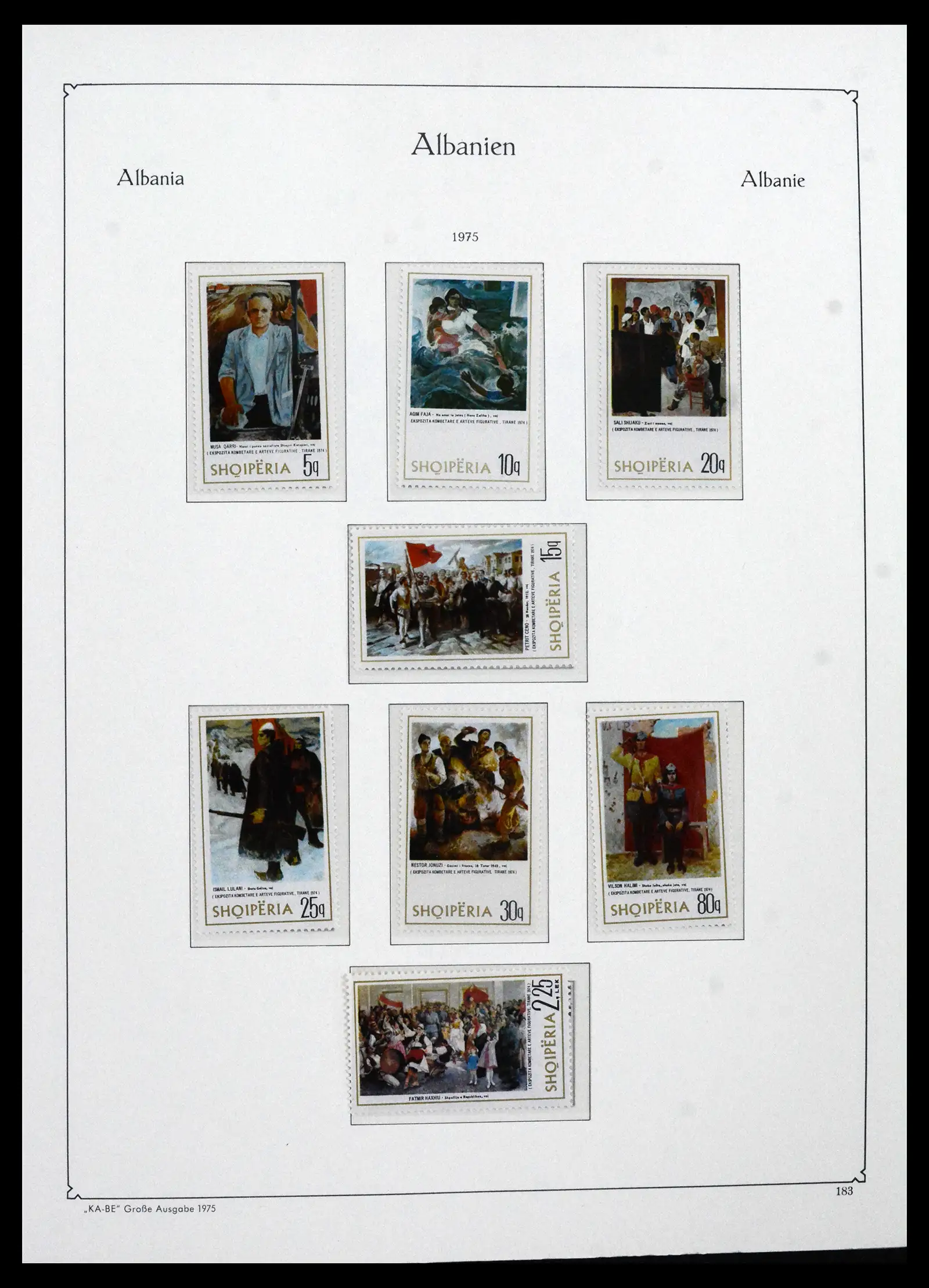 41938 0048 - Postzegelverzameling 41938 Albanië compleet 1971-1986.
