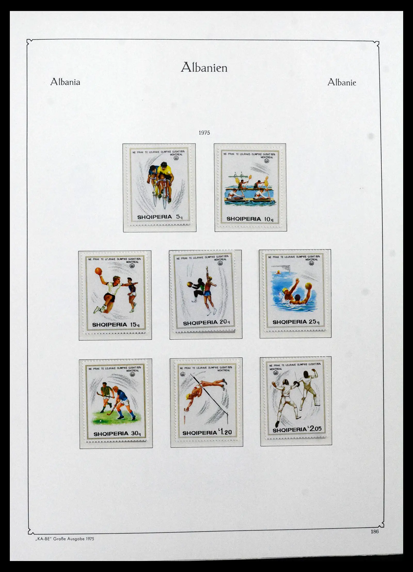 41938 0051 - Postzegelverzameling 41938 Albanië compleet 1971-1986.