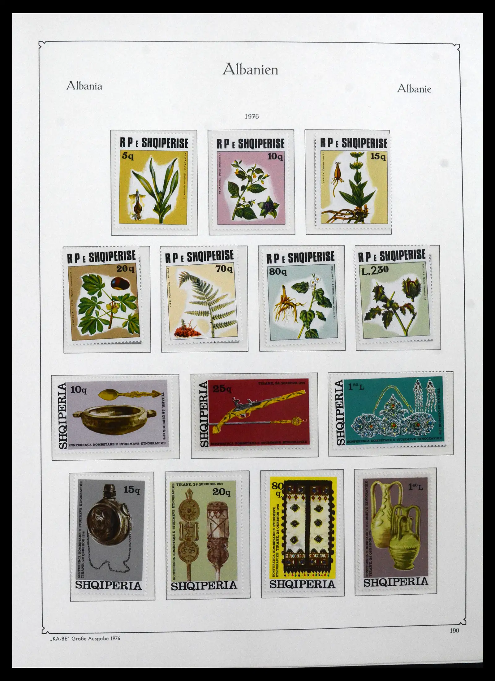 41938 0056 - Postzegelverzameling 41938 Albanië compleet 1971-1986.
