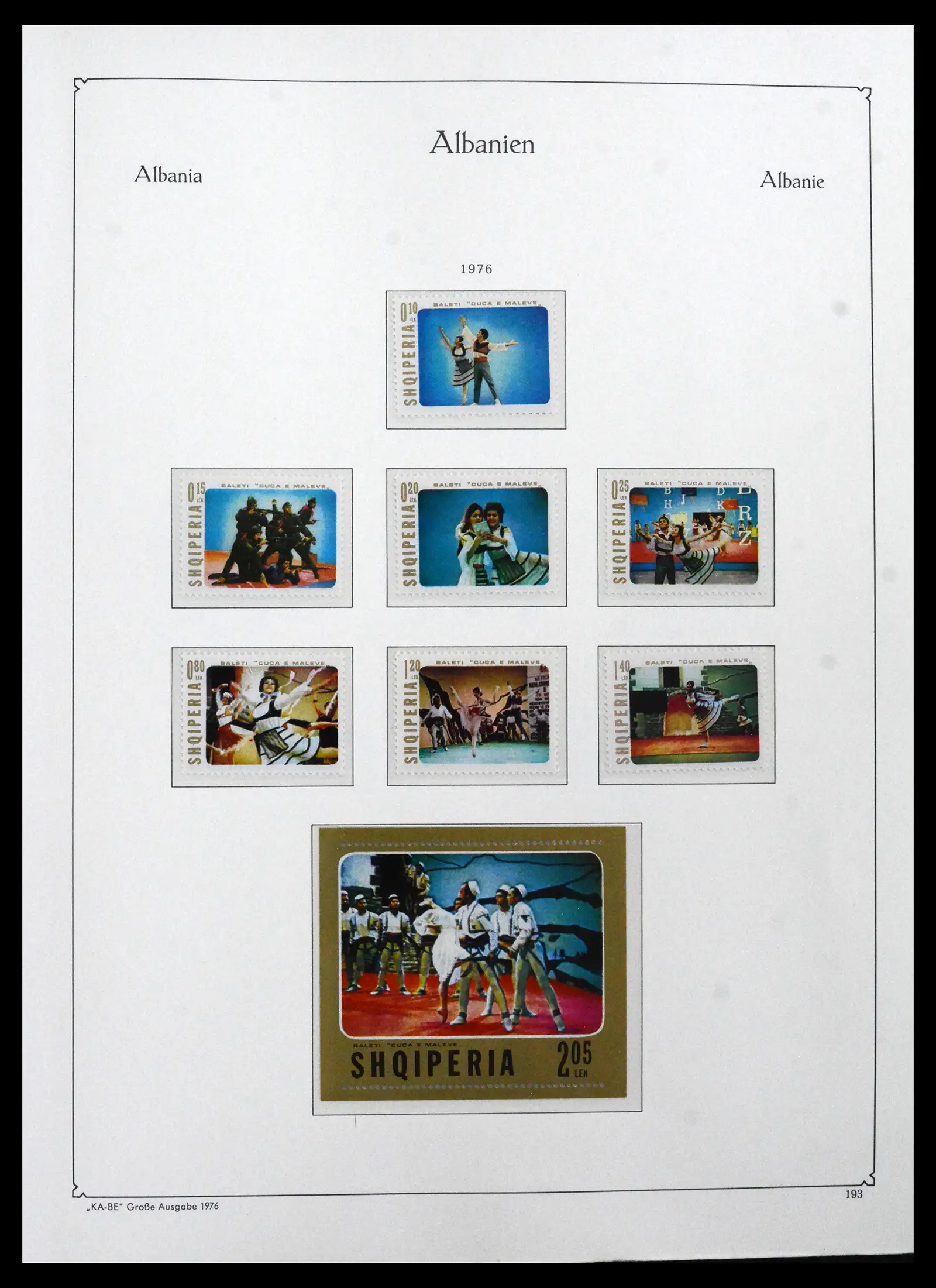 41938 0059 - Postzegelverzameling 41938 Albanië compleet 1971-1986.