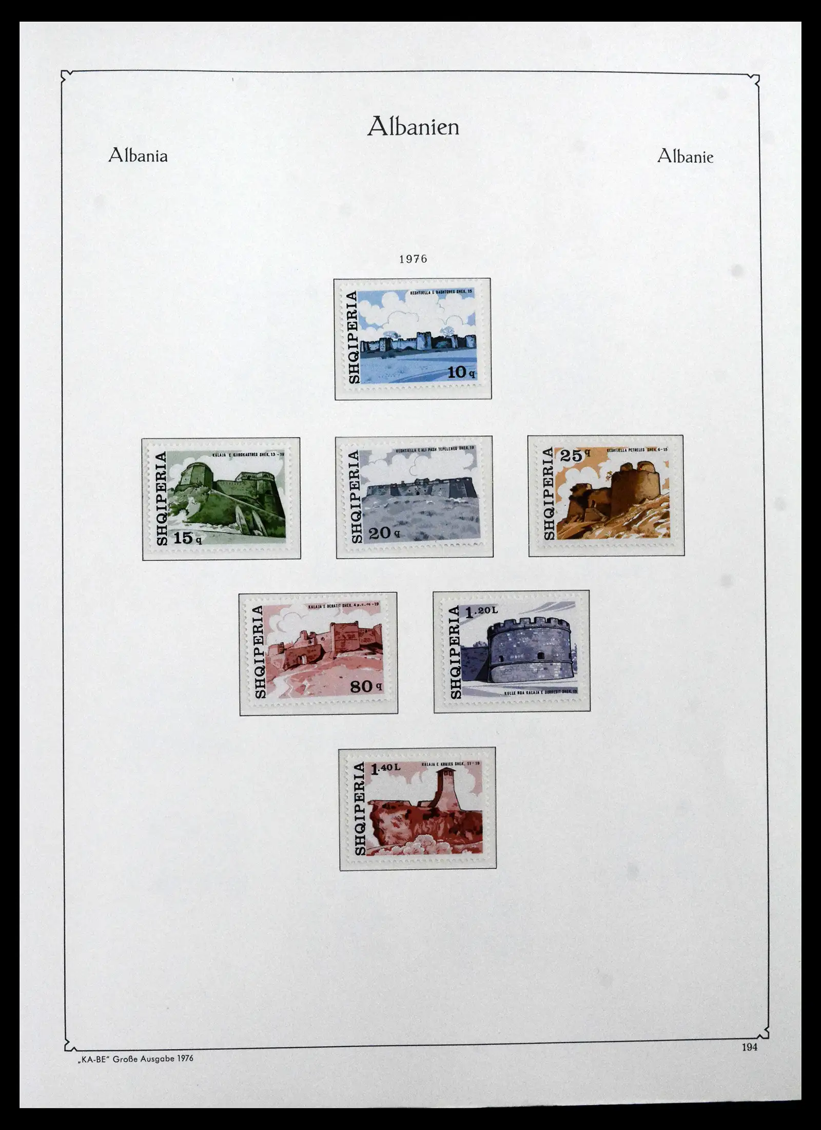 41938 0060 - Postzegelverzameling 41938 Albanië compleet 1971-1986.
