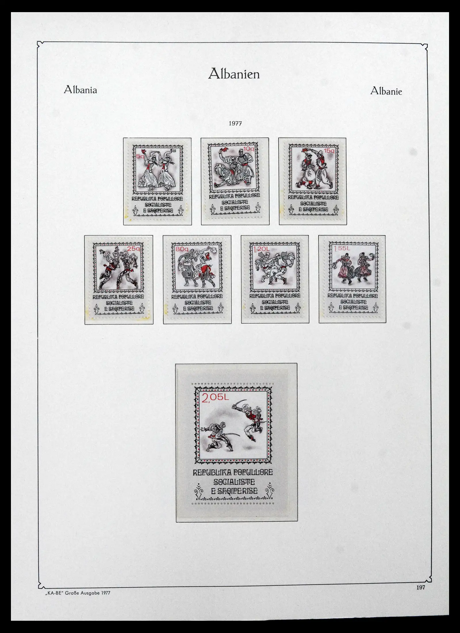 41938 0063 - Postzegelverzameling 41938 Albanië compleet 1971-1986.