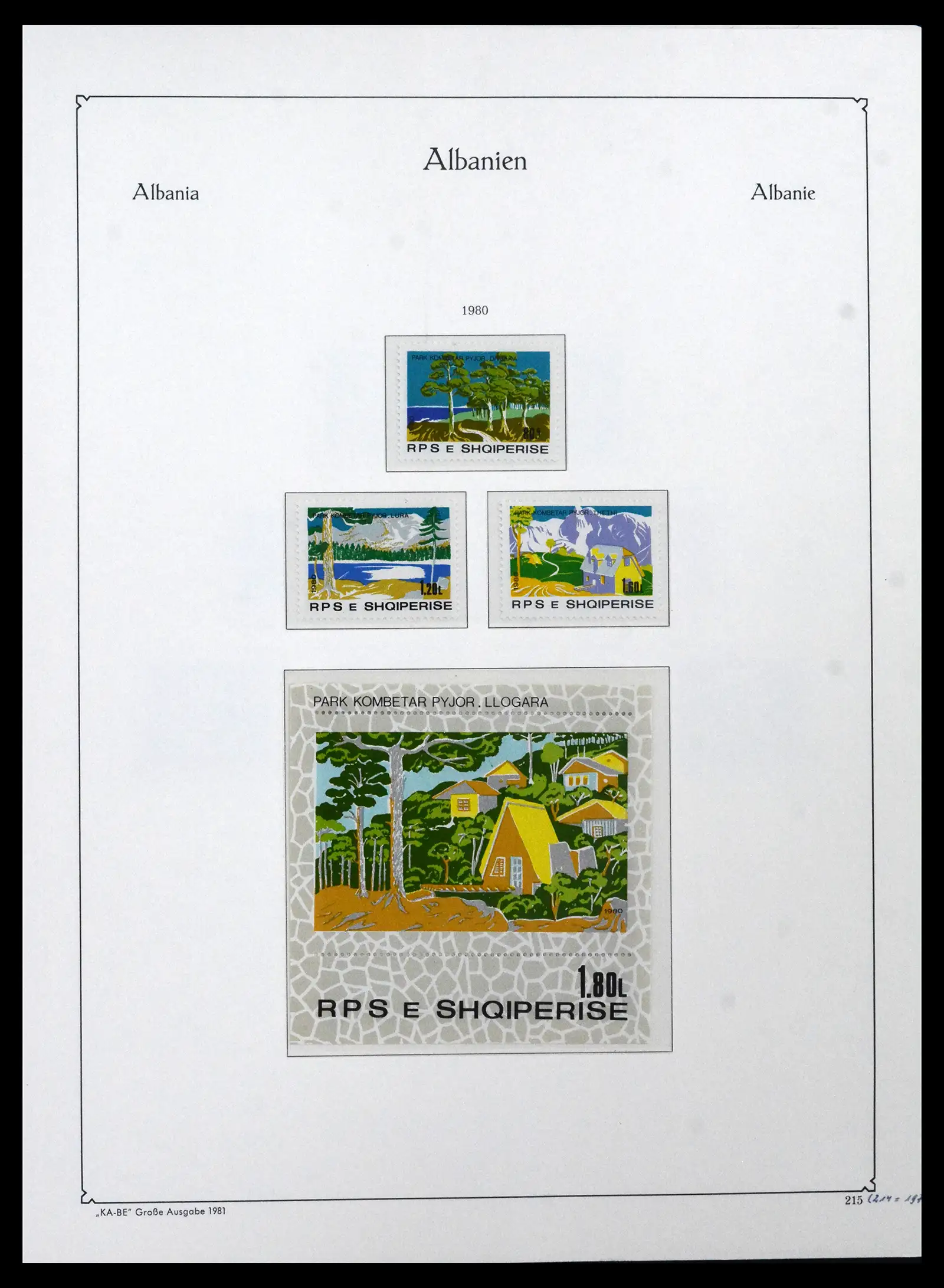 41938 0080 - Postzegelverzameling 41938 Albanië compleet 1971-1986.