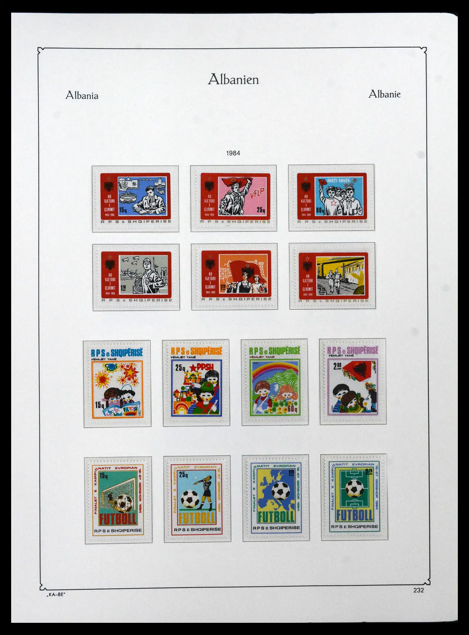 41938 0098 - Postzegelverzameling 41938 Albanië compleet 1971-1986.