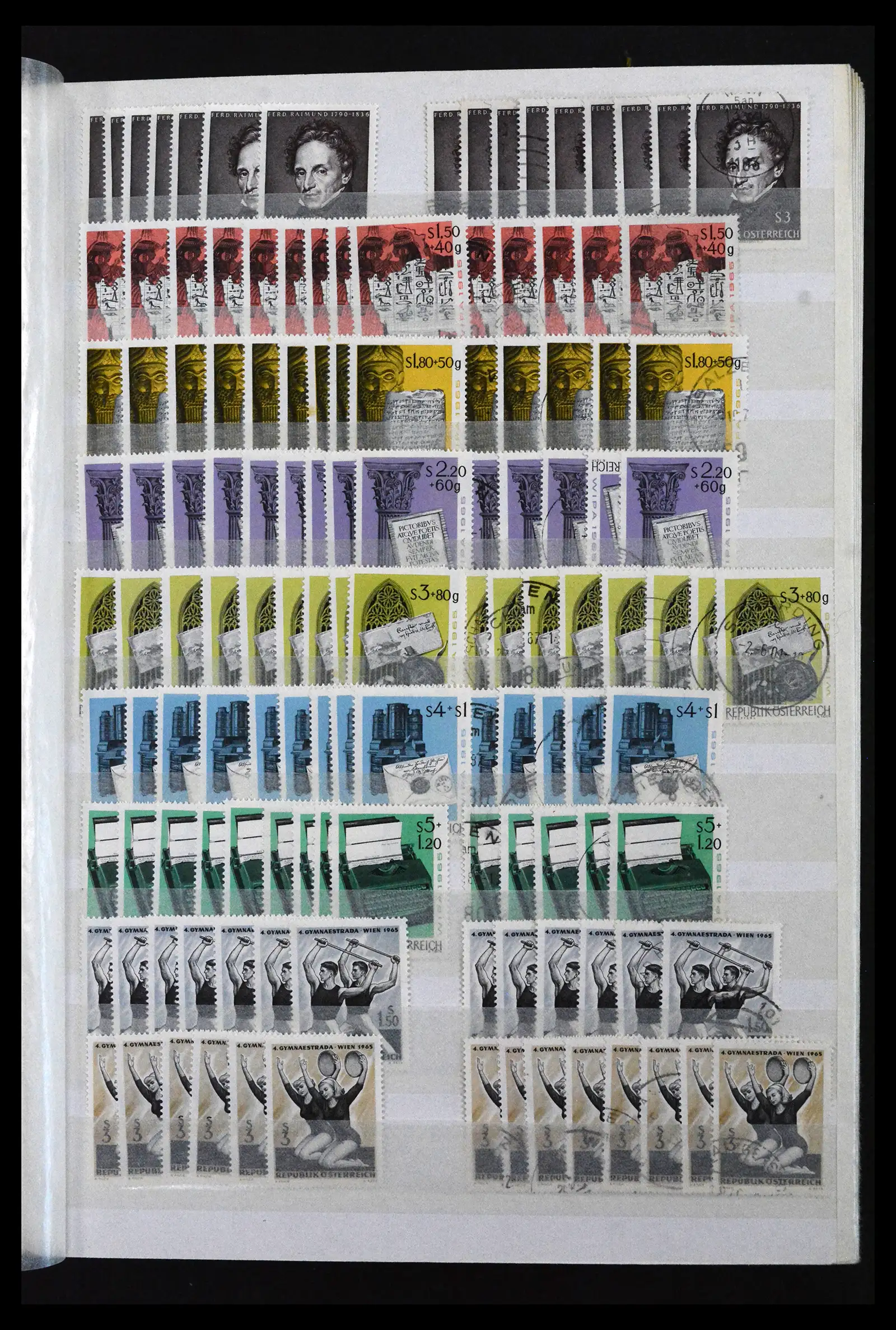 41939 0001 - Stamp collection 41939 Austria stock 1965-2001.
