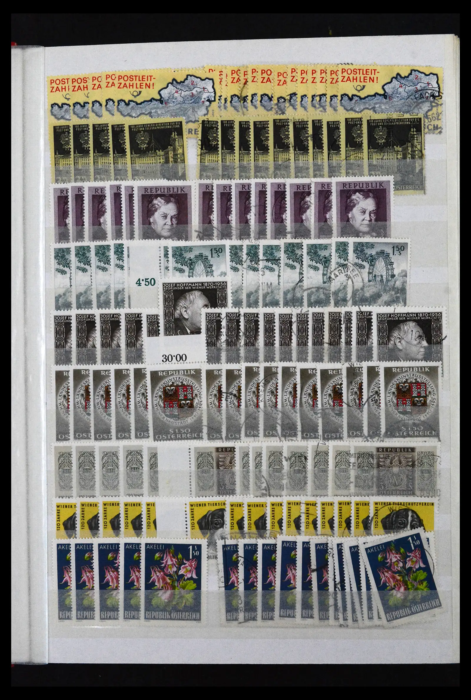 41939 0003 - Stamp collection 41939 Austria stock 1965-2001.