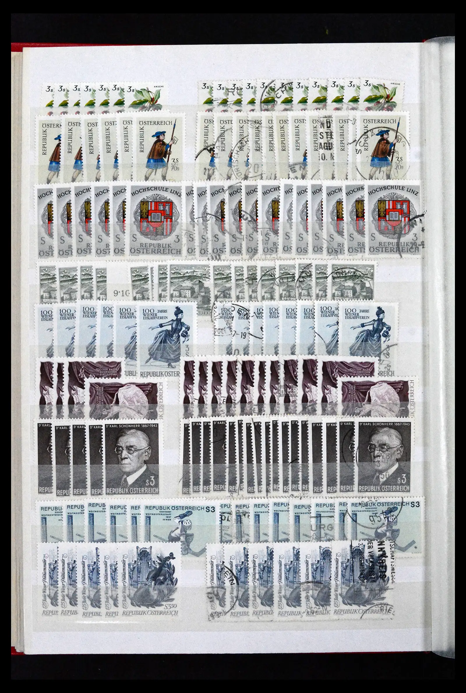41939 0006 - Stamp collection 41939 Austria stock 1965-2001.