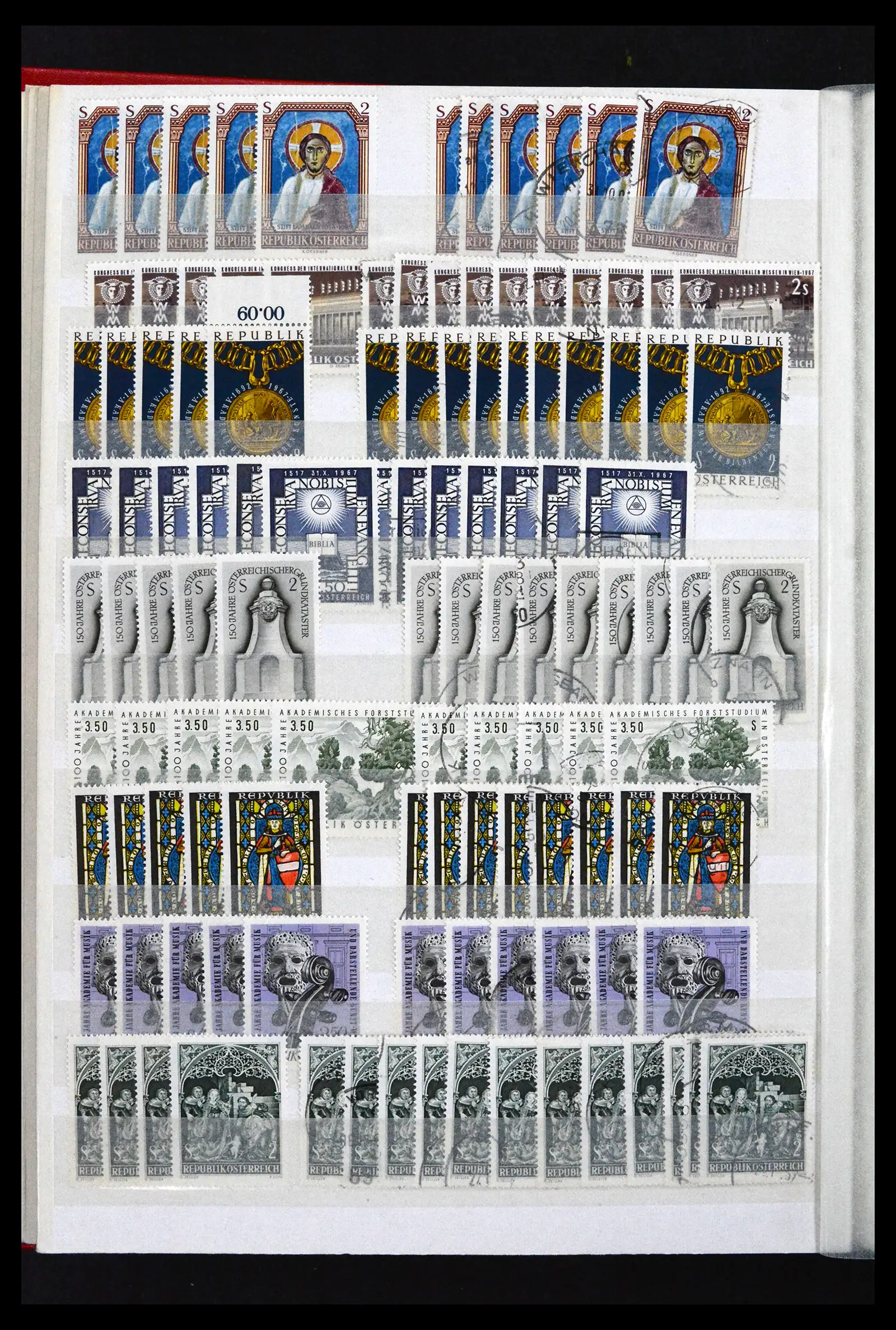 41939 0008 - Stamp collection 41939 Austria stock 1965-2001.