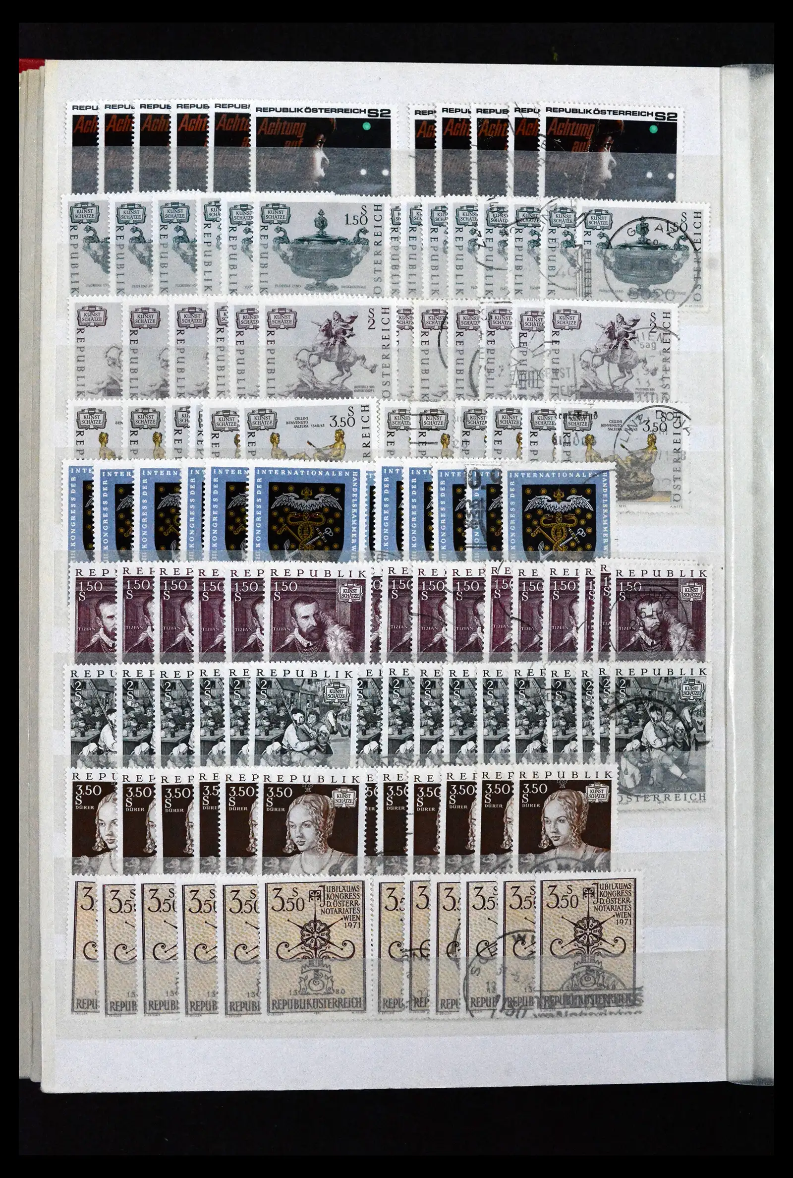 41939 0020 - Stamp collection 41939 Austria stock 1965-2001.