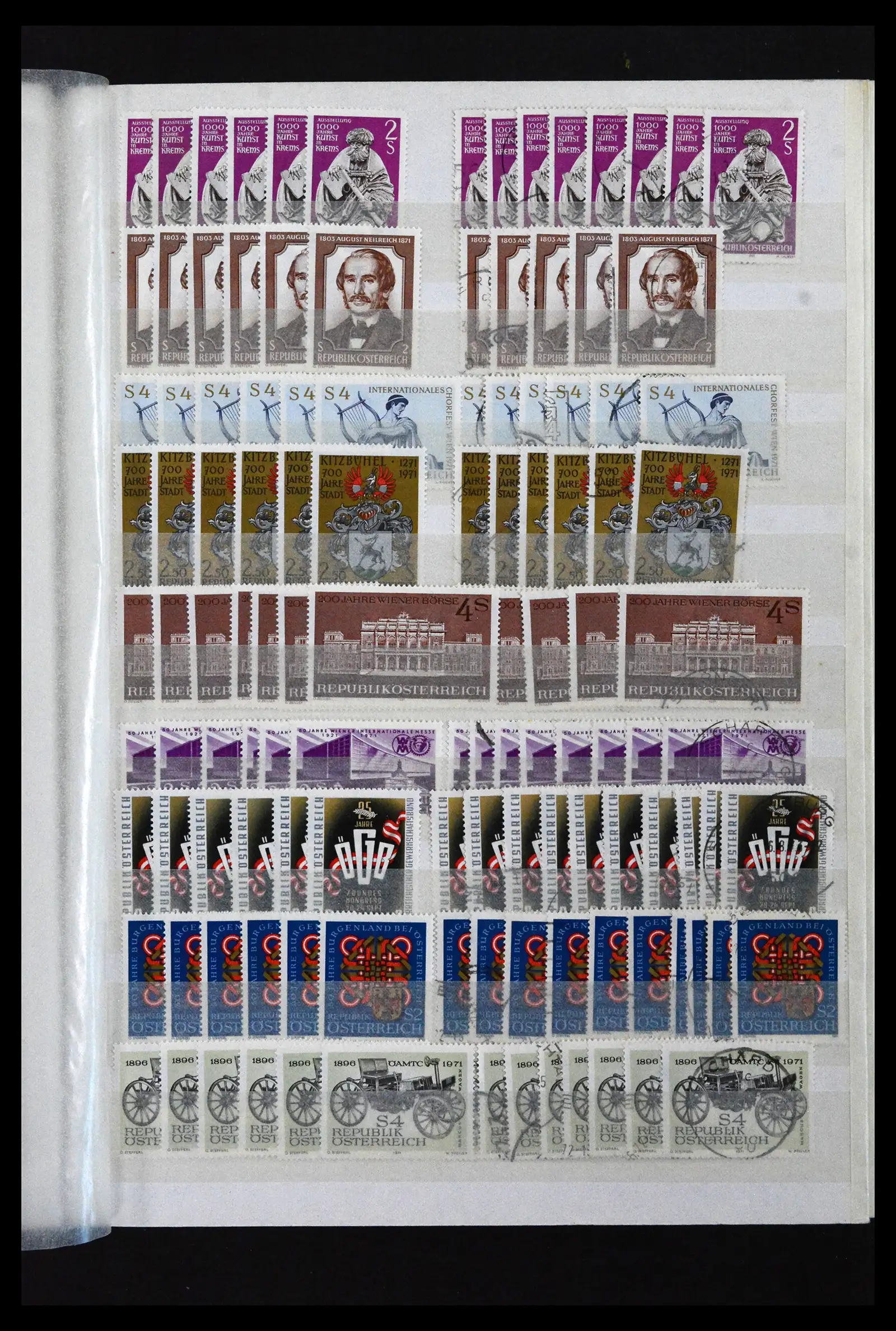41939 0021 - Postzegelverzameling 41939 Oostenrijk voorraad 1965-2001.
