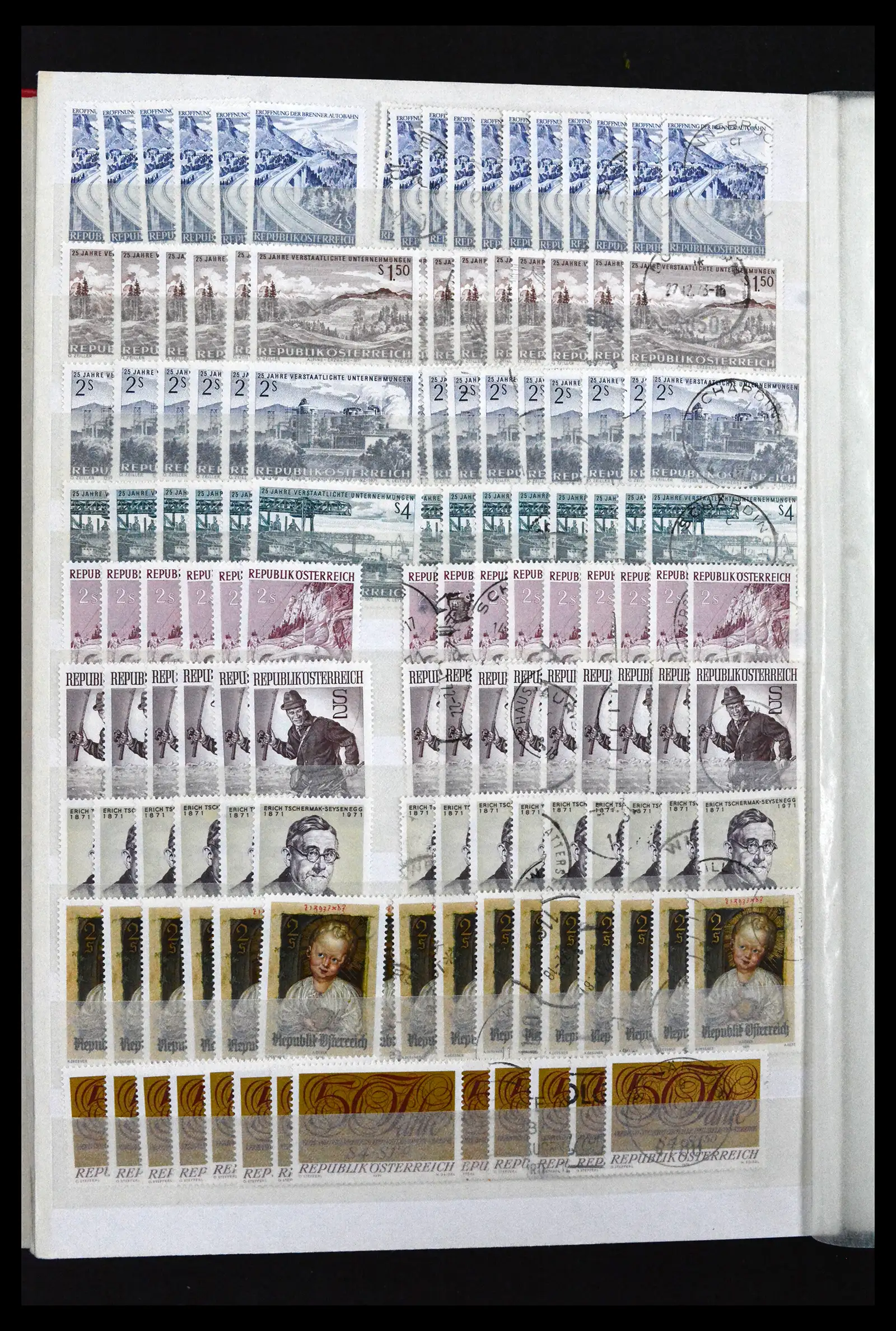 41939 0022 - Postzegelverzameling 41939 Oostenrijk voorraad 1965-2001.