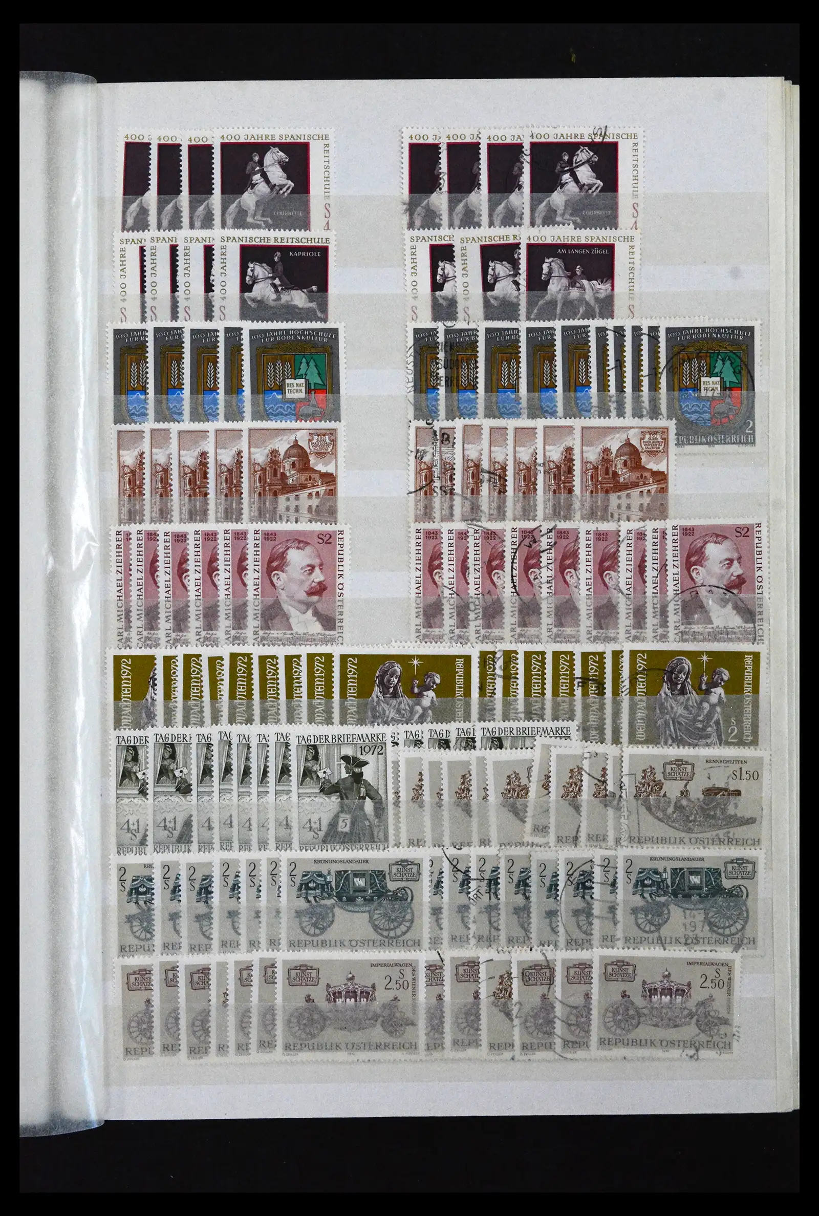 41939 0025 - Postzegelverzameling 41939 Oostenrijk voorraad 1965-2001.