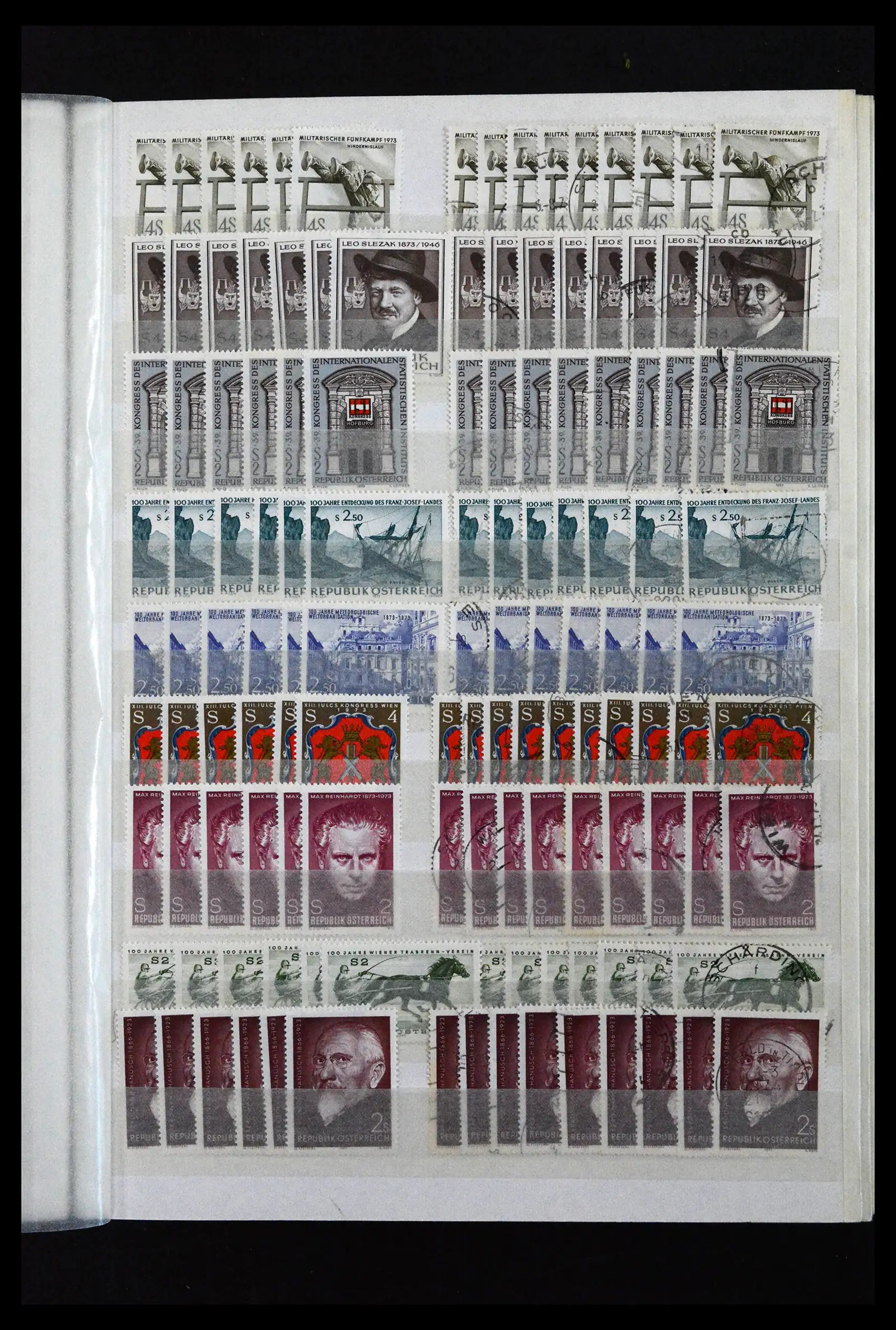 41939 0027 - Postzegelverzameling 41939 Oostenrijk voorraad 1965-2001.