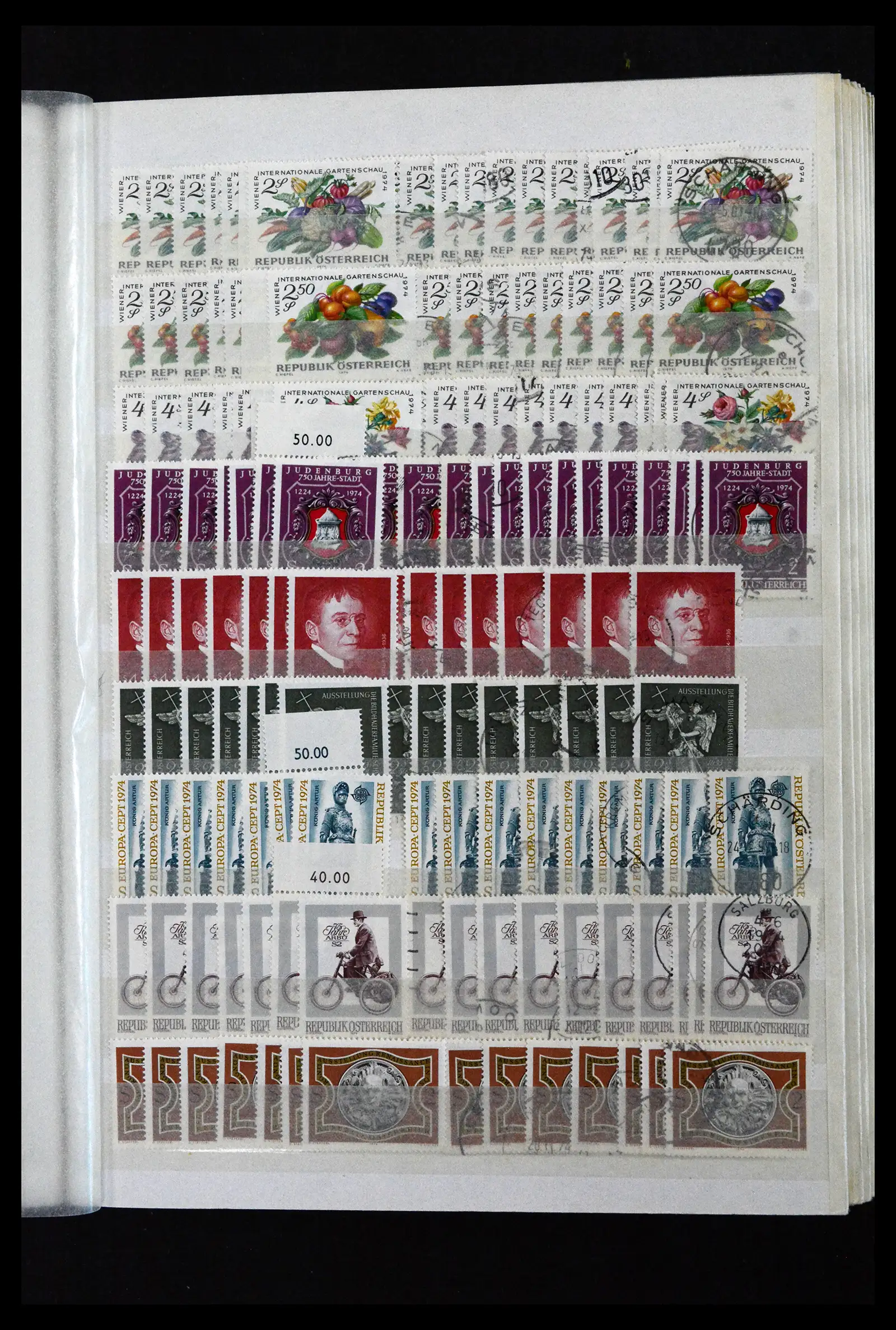 41939 0029 - Postzegelverzameling 41939 Oostenrijk voorraad 1965-2001.